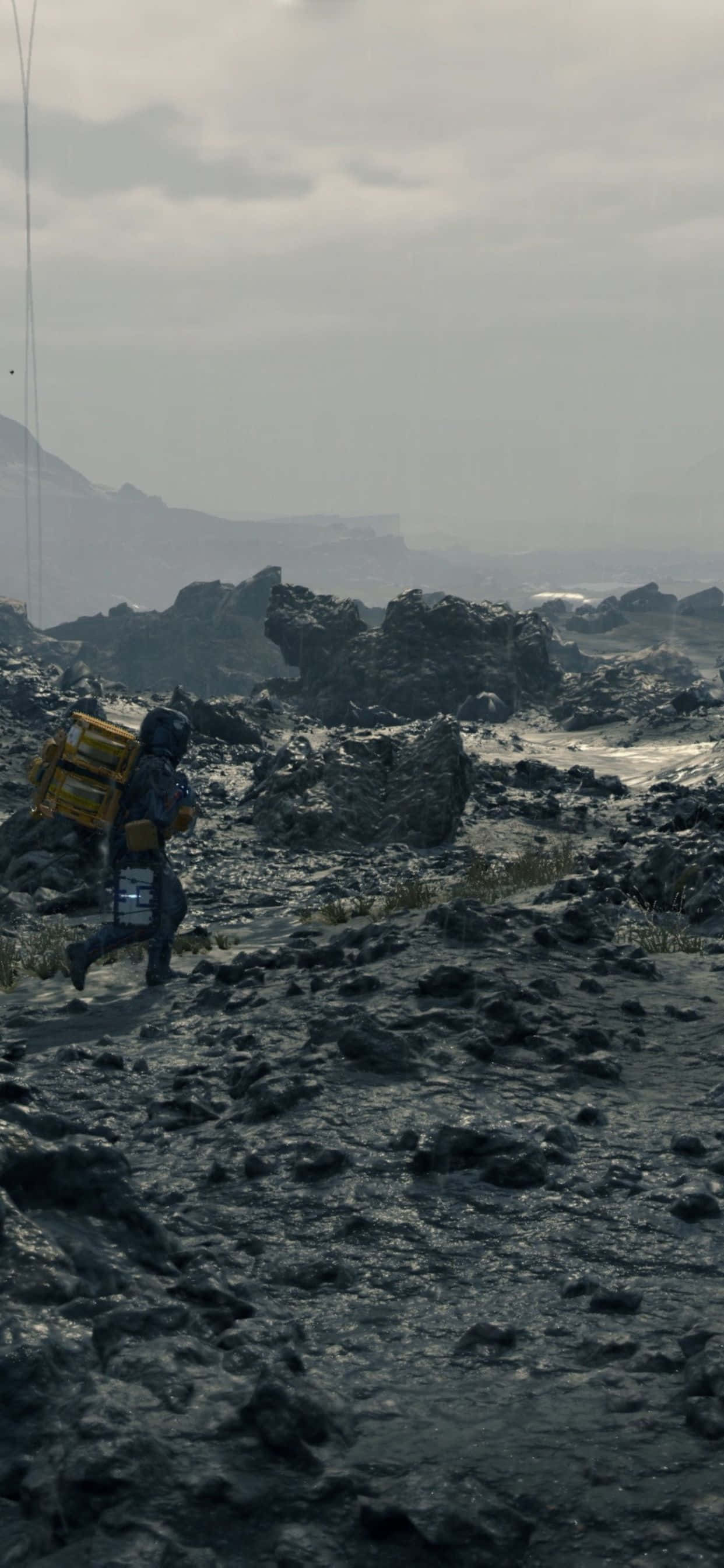Marasan ang tindi ng Death Stranding sa iPhone Xs Max Wallpaper