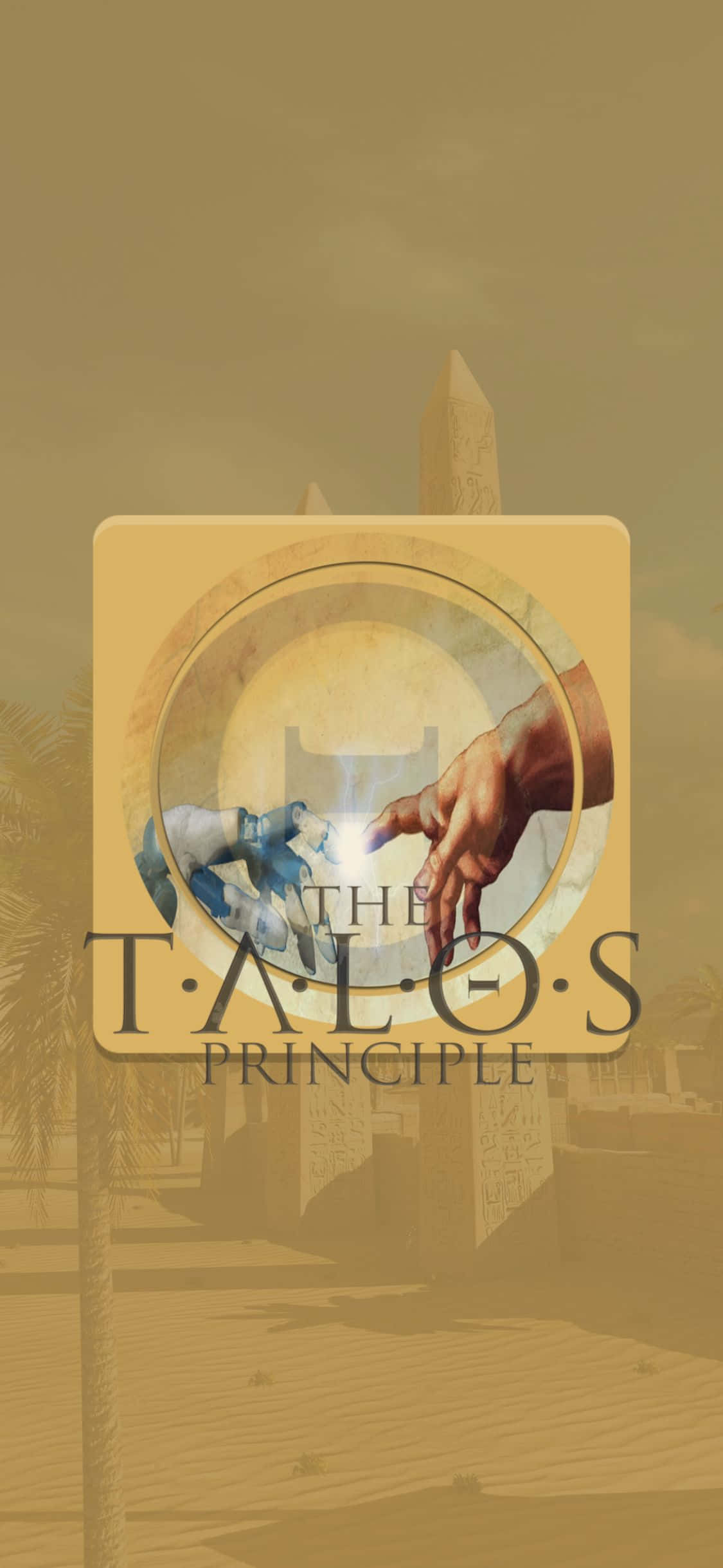 "Maranasan ang The Talos Principle sa iPhone Xs" Wallpaper