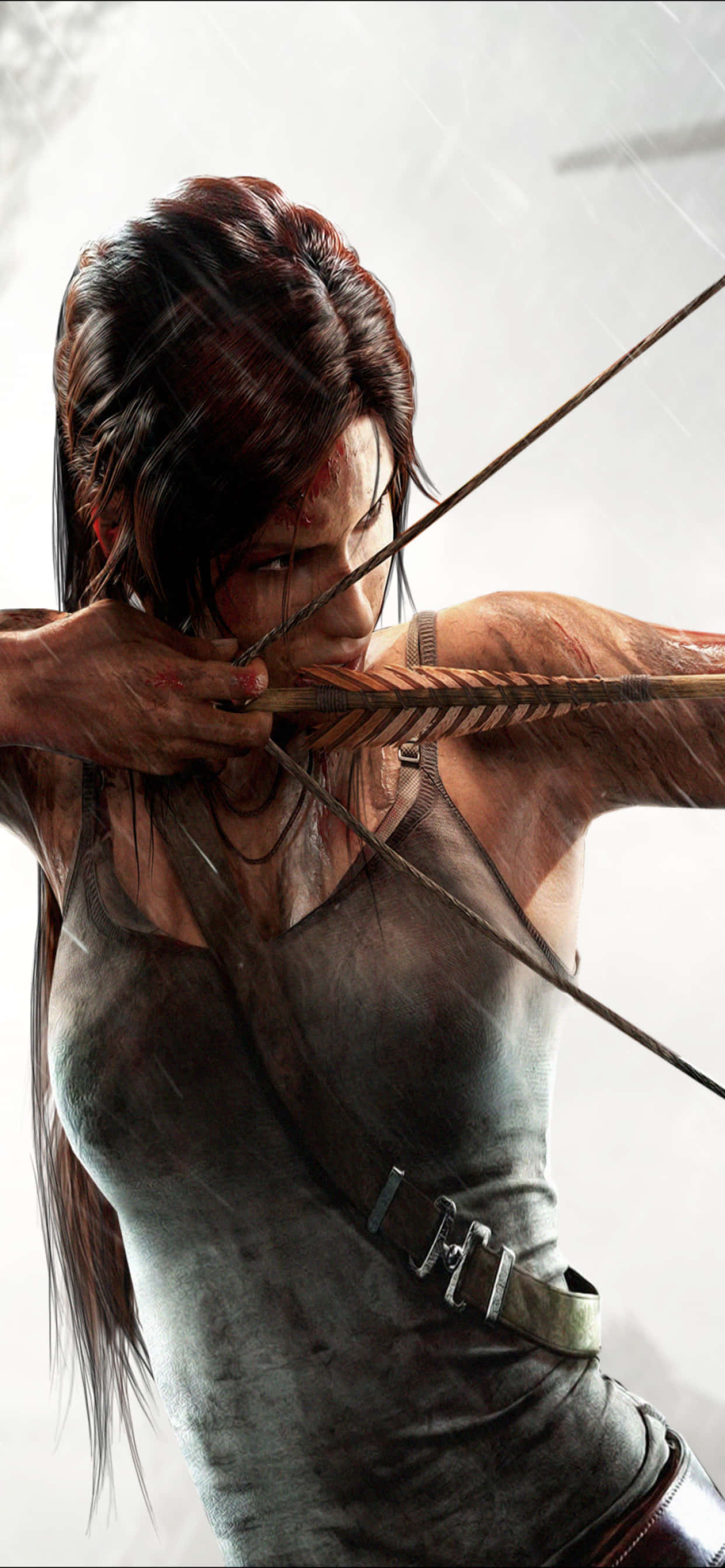 Tuklasin ang Sinaunang Guho sa Rise Of The Tomb Raider Gamit ang Iyong iPhone Xs Max Wallpaper