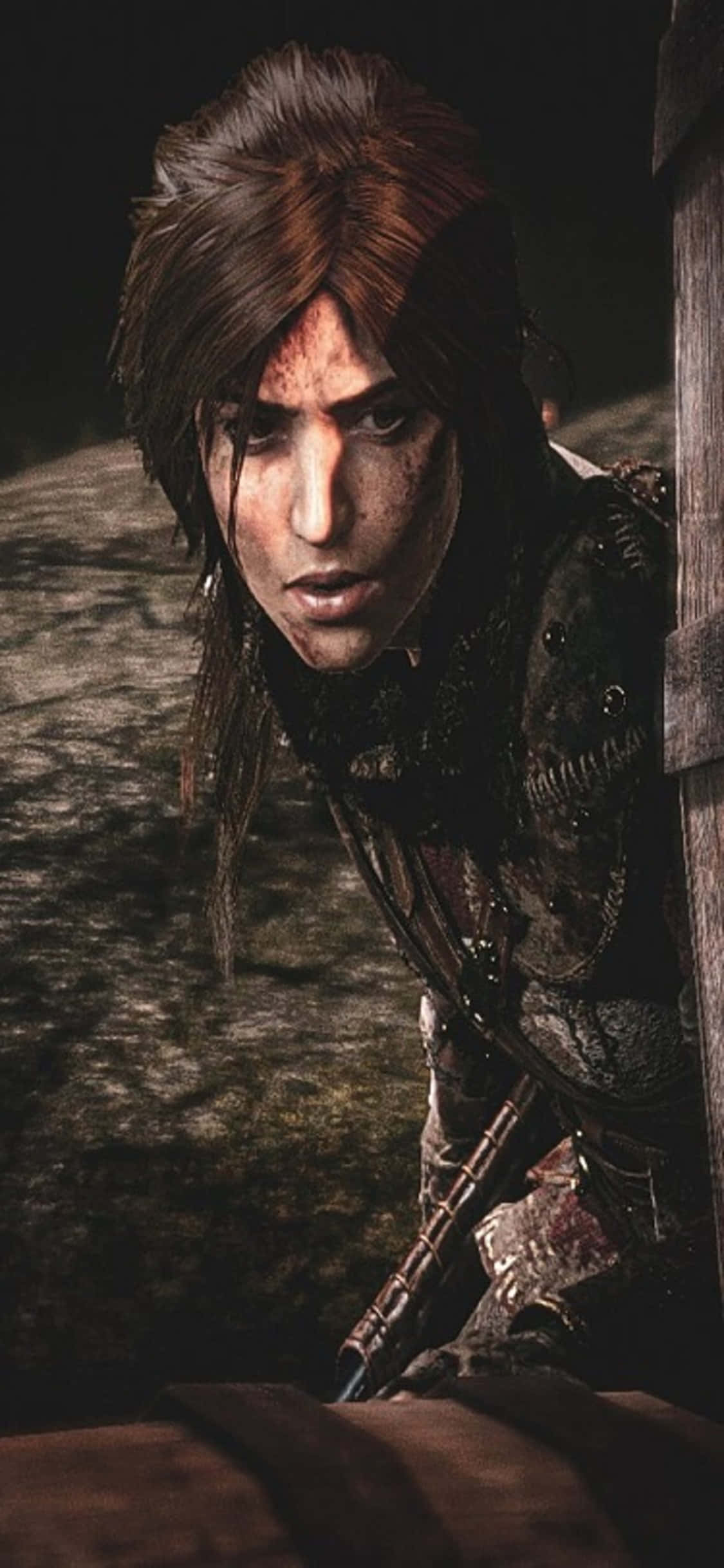 Tuklasin ang mga sinaunang templo at alamin ang mga sinaunang misteryo sa Shadow of the Tomb Raider para sa iPhone X Wallpaper
