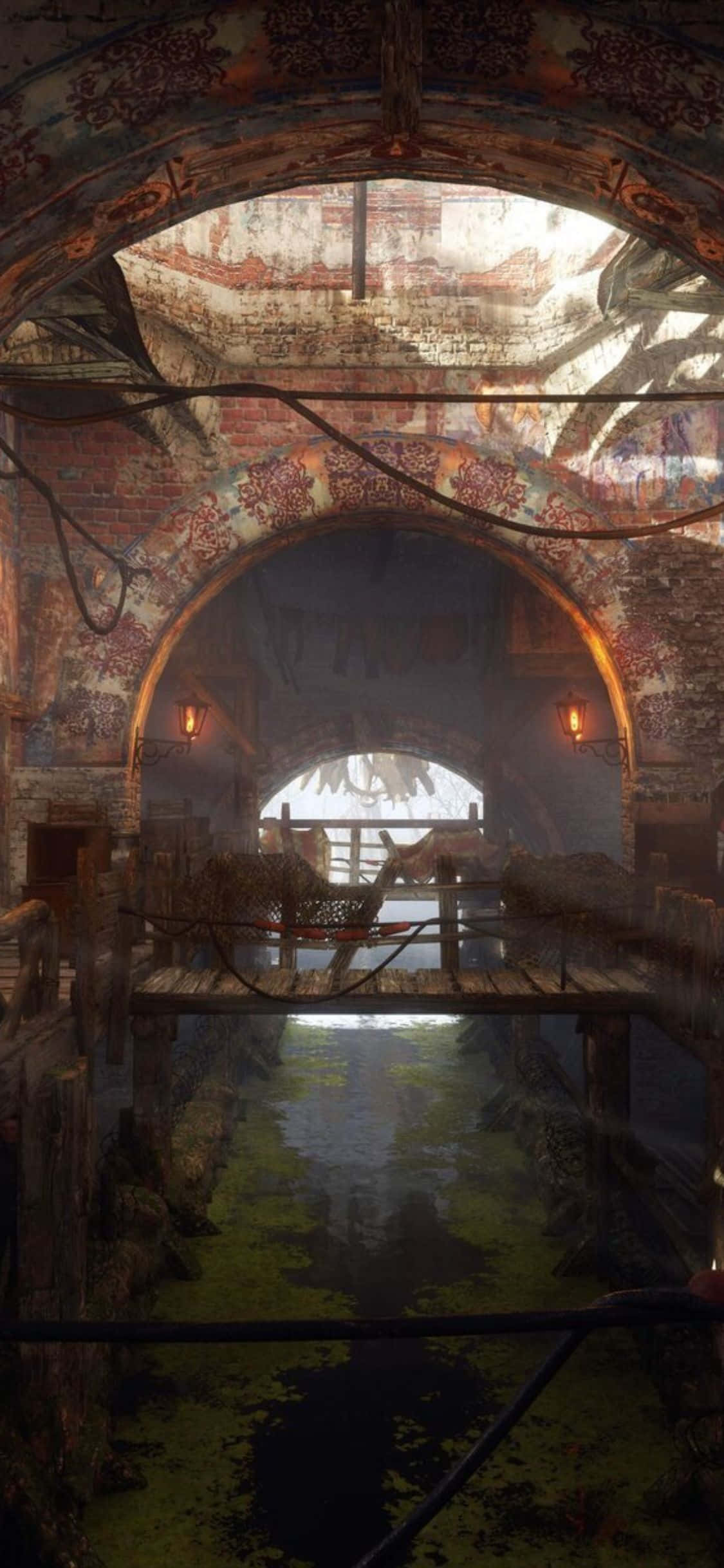 Tuklasin ang post-apocalyptic na mundo sa Metro Exodus gamit ang iPhone X Wallpaper
