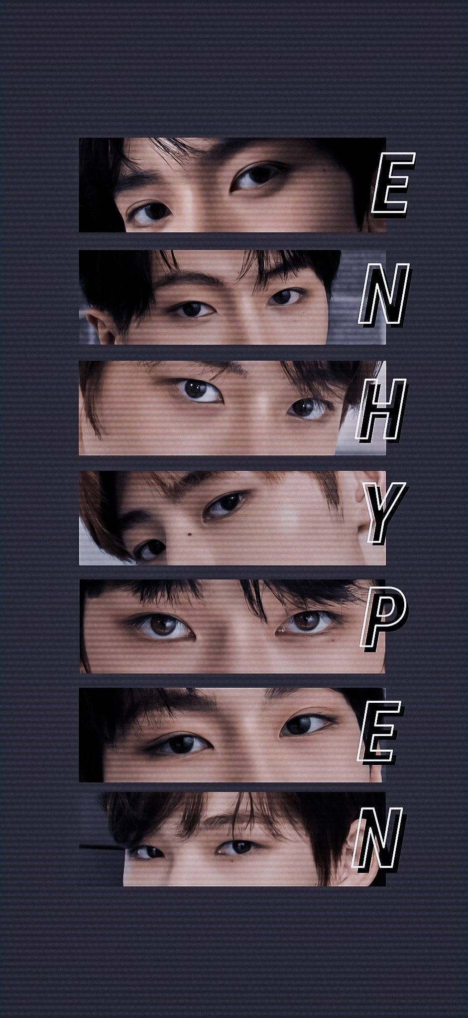 Eye Collage Enhypen Aesthetic Wallpaper