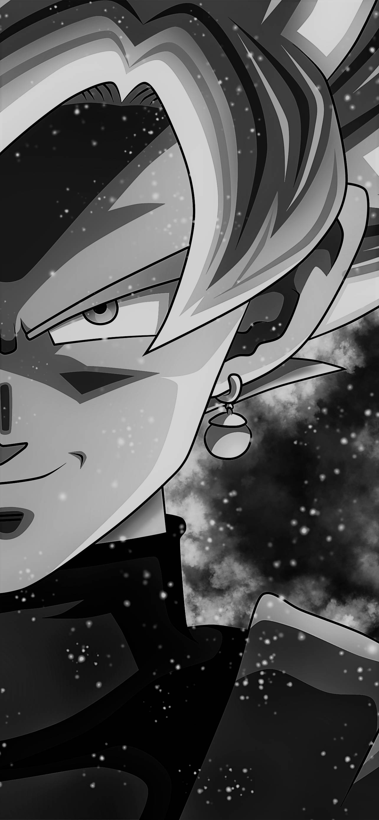 Mukha ni Goku Black And White Wallpaper