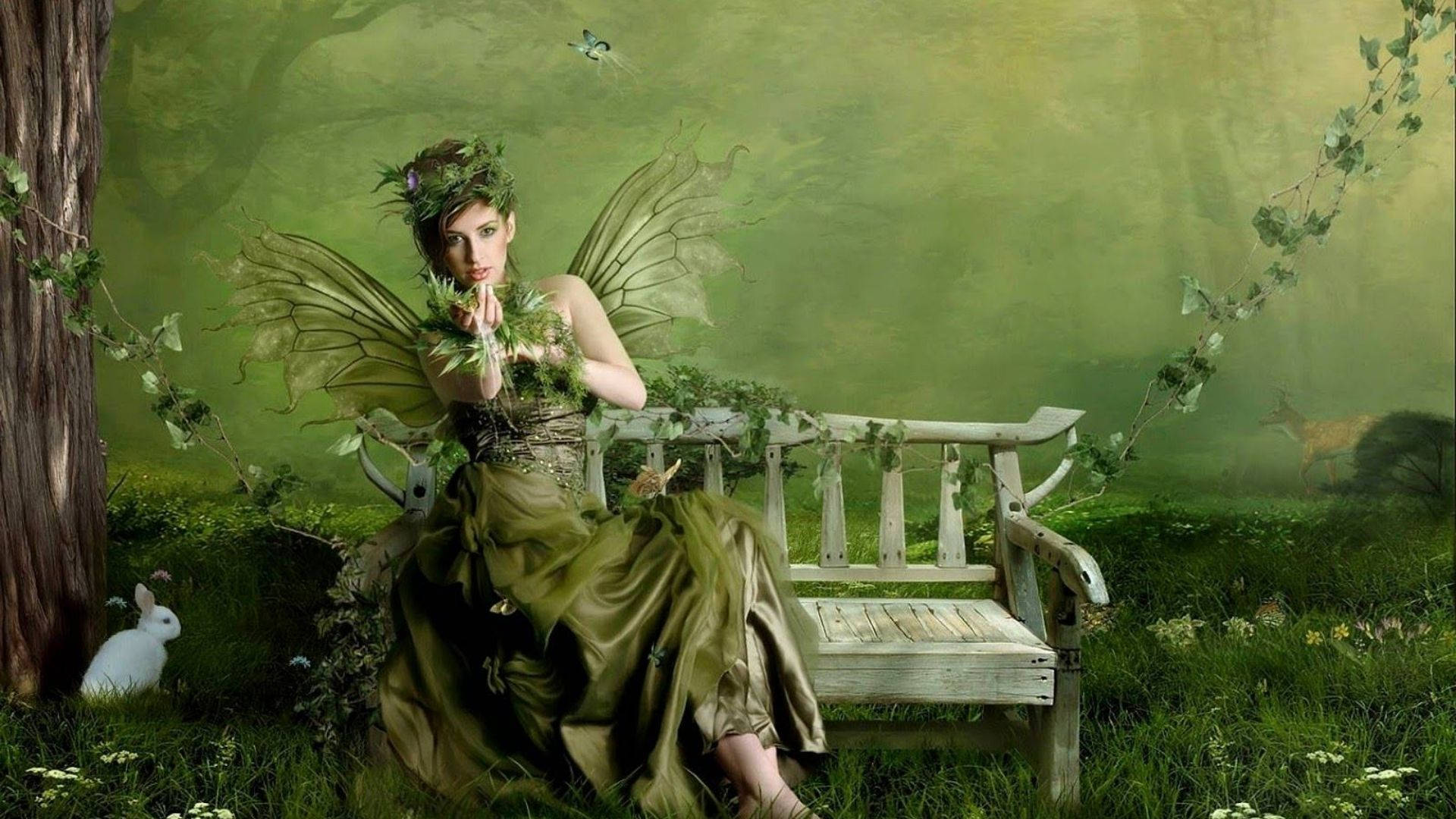 Fairy Aesthetic sa Kalikasan Wallpaper