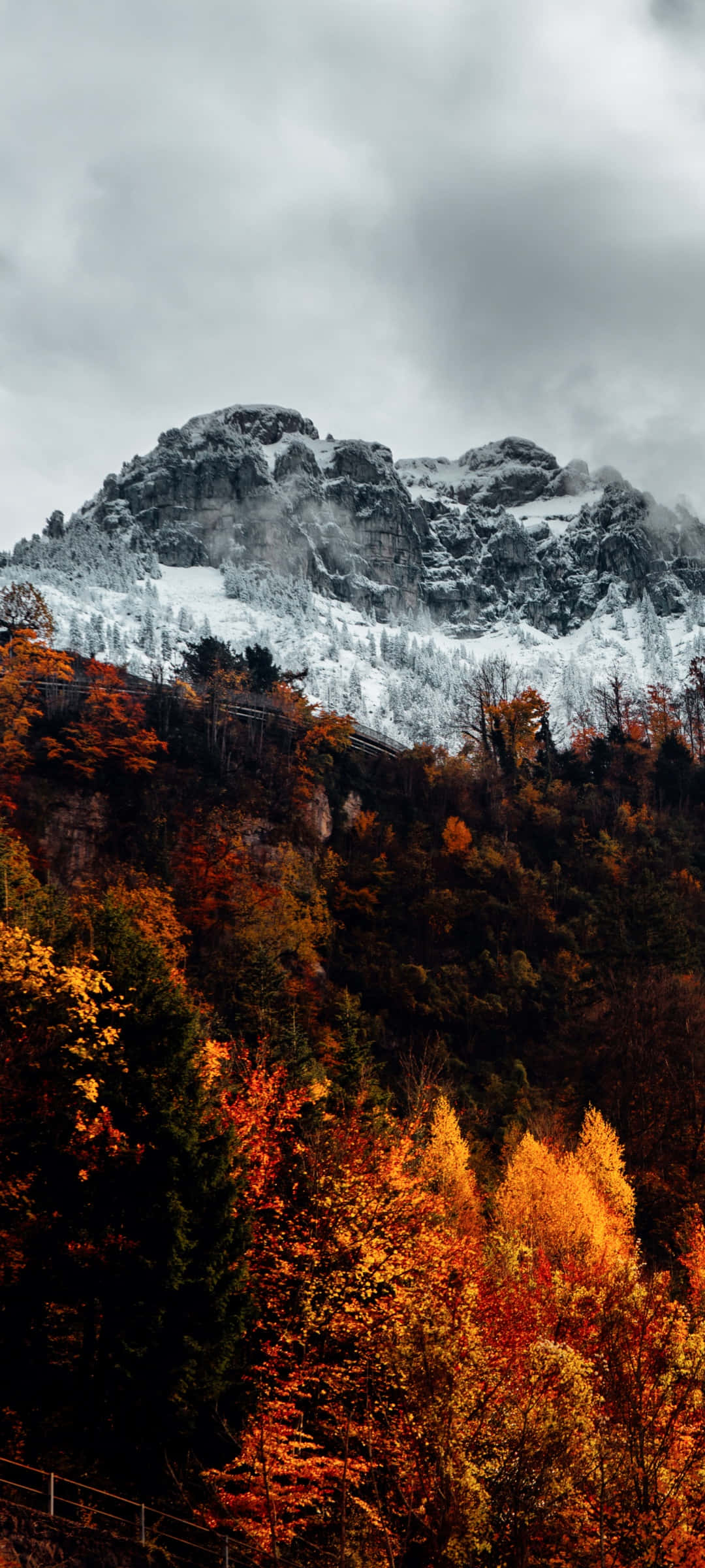 Fall Mountain Para sa Telepono Wallpaper