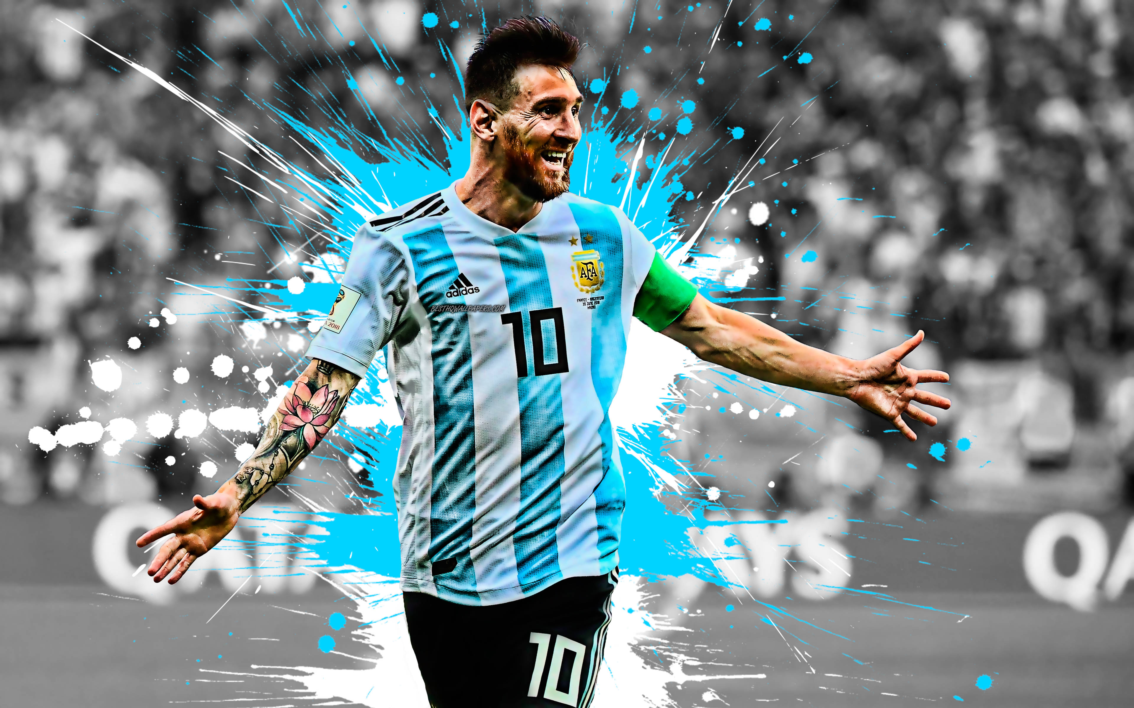 Fanart ng Argentina National Football Team ni Messi Wallpaper