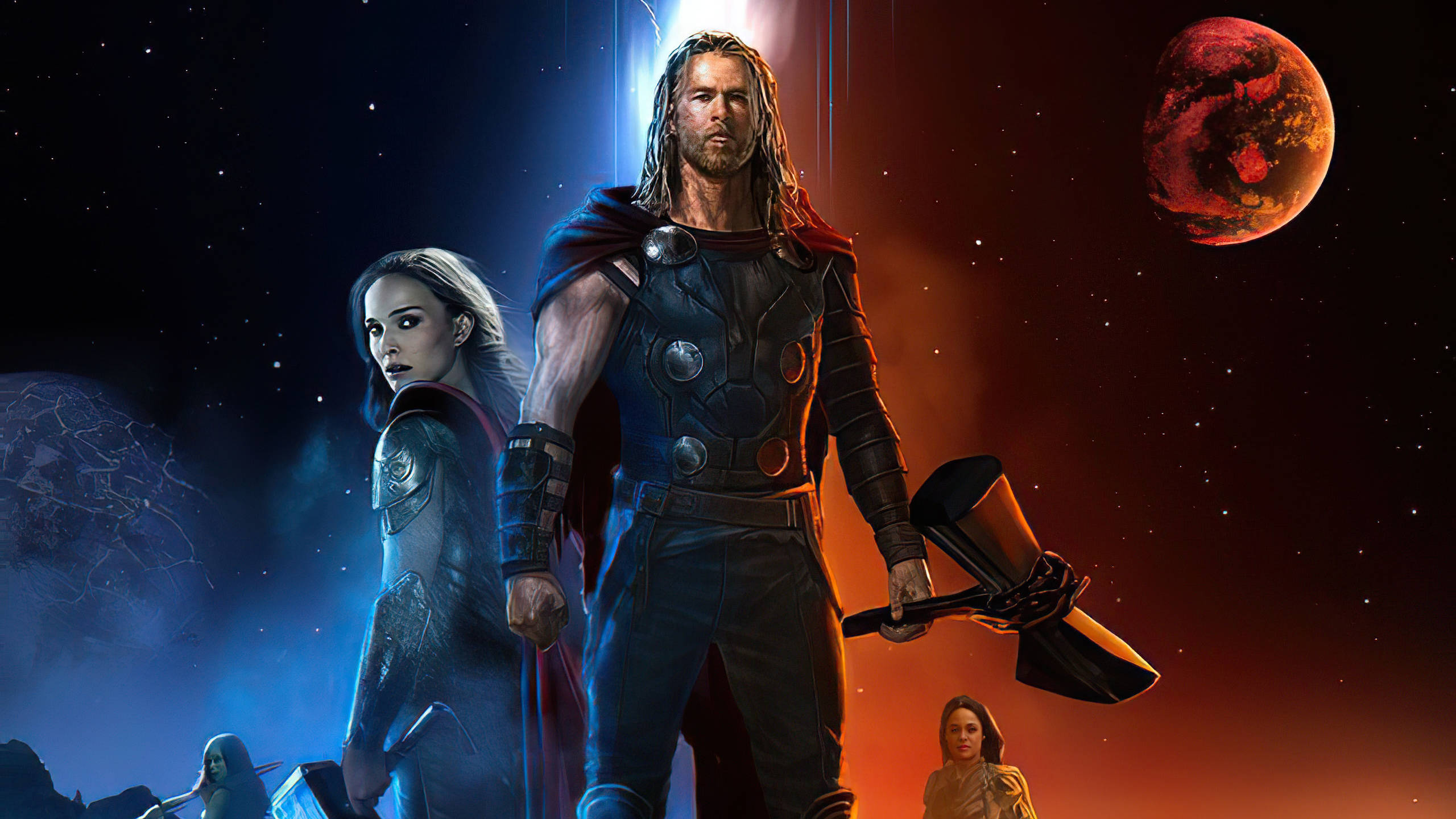 Fanart ng Thor Love And Thunder Wallpaper