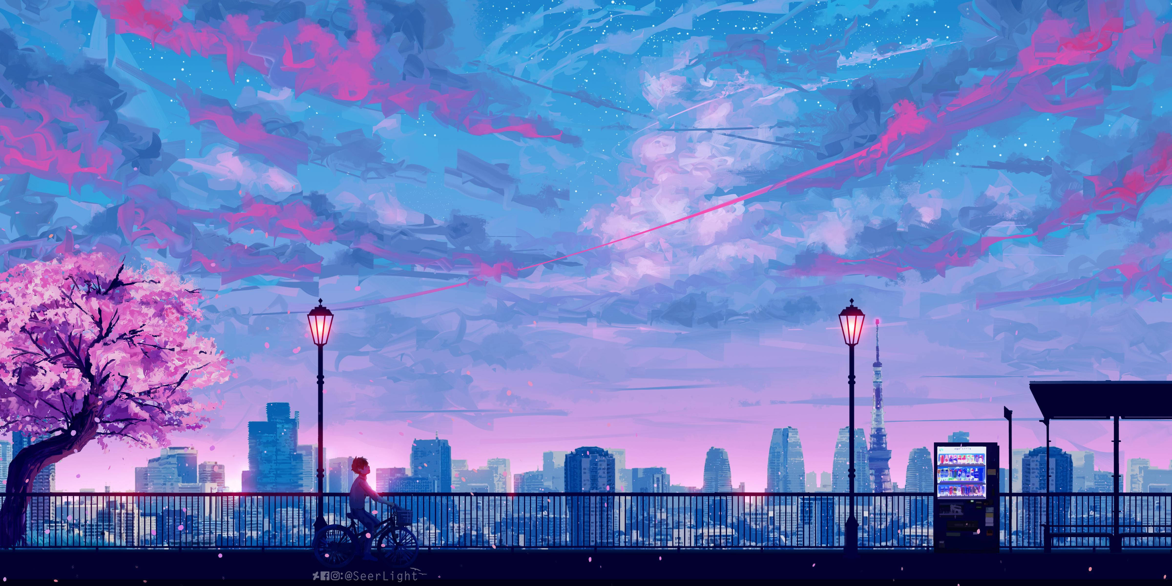 Fantastic Purple Aesthetic iPhone Background Wallpaper