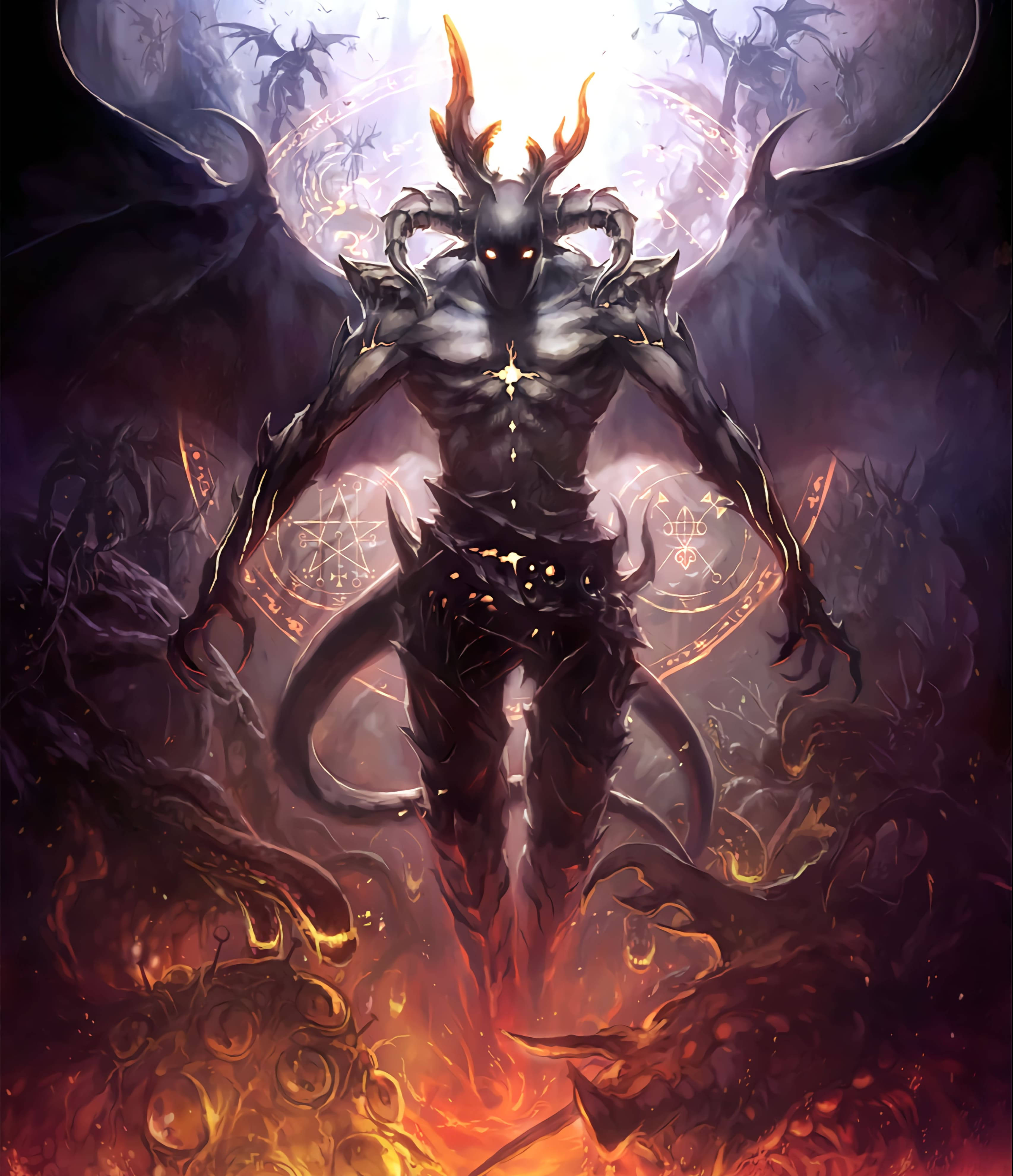 Fantasy Devil May Wings Wallpaper