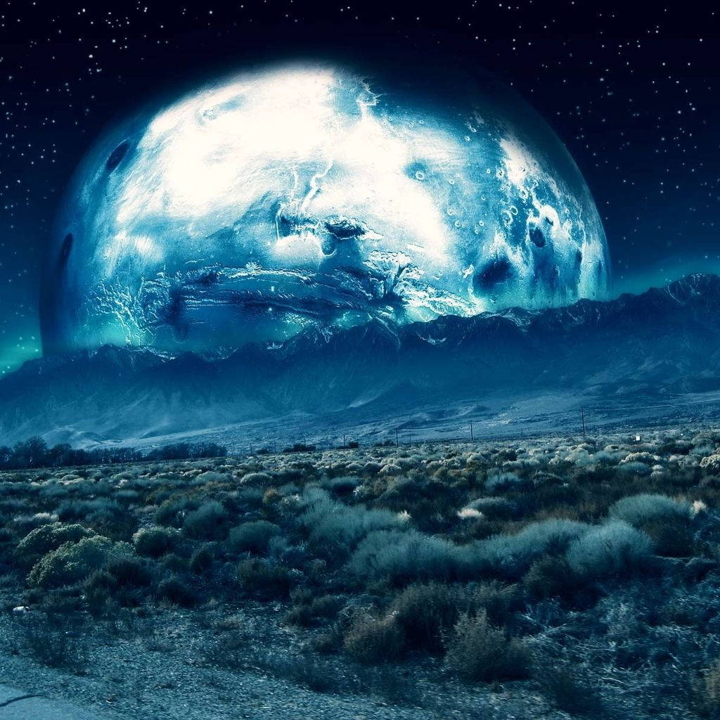 Fantasy Planet Earth iPad Mini Wallpaper