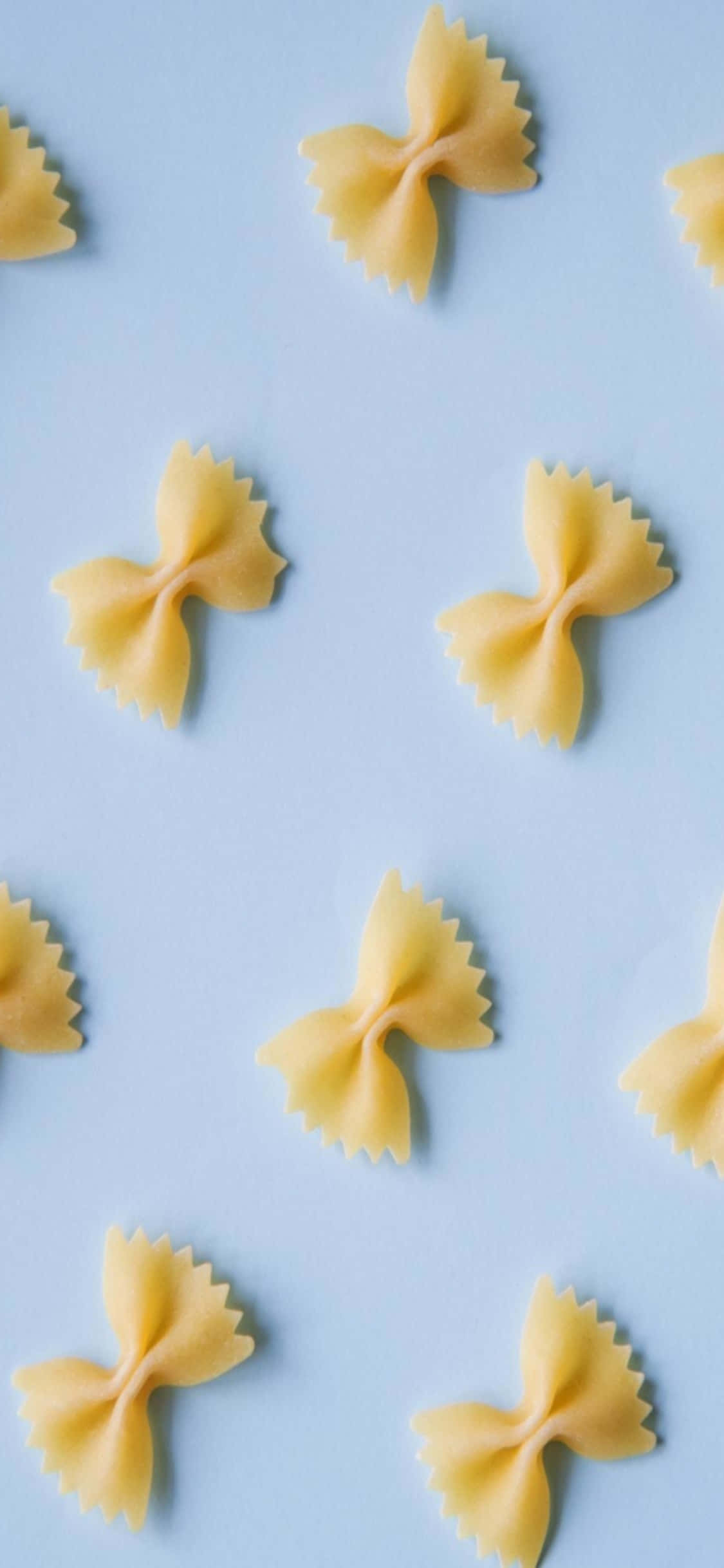 Farfalle iPhone X Pasta Background Wallpaper