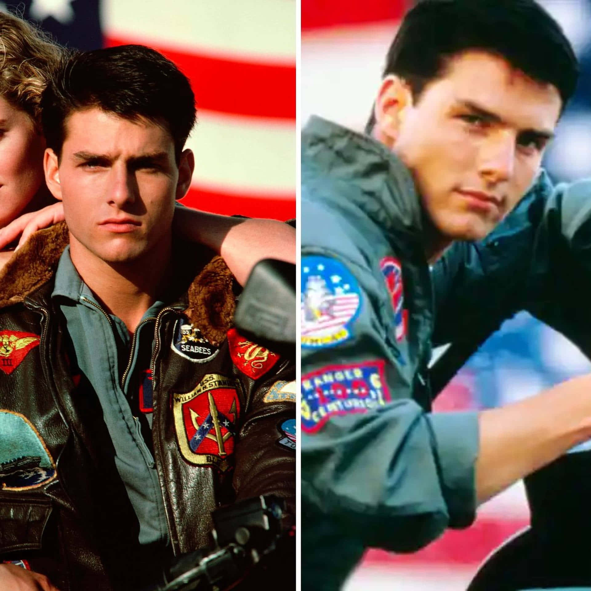 "Feel the need for speed with TOP GUN!" Wallpaper