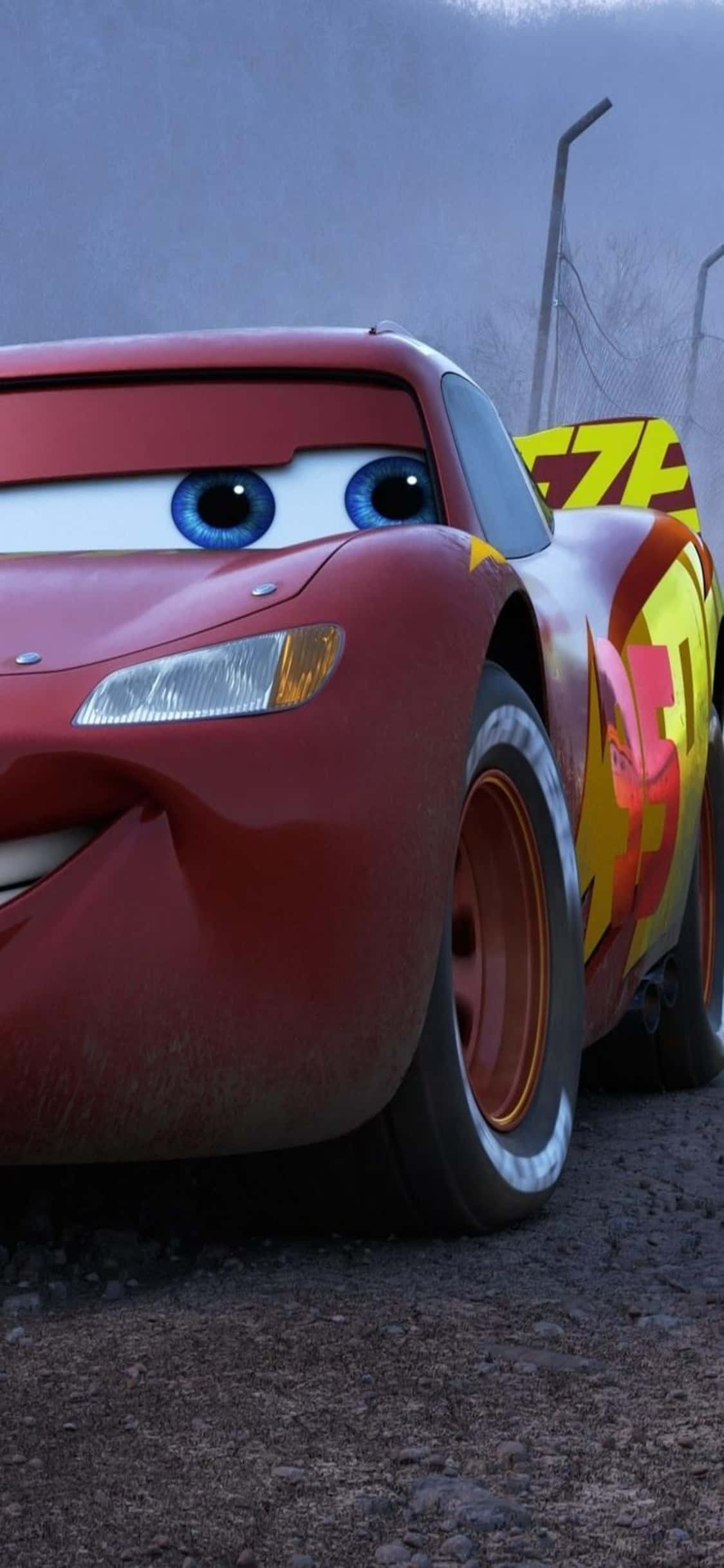 Fictional Anthropomorphic Stock Car iPhone X Cars Background Wallpaper