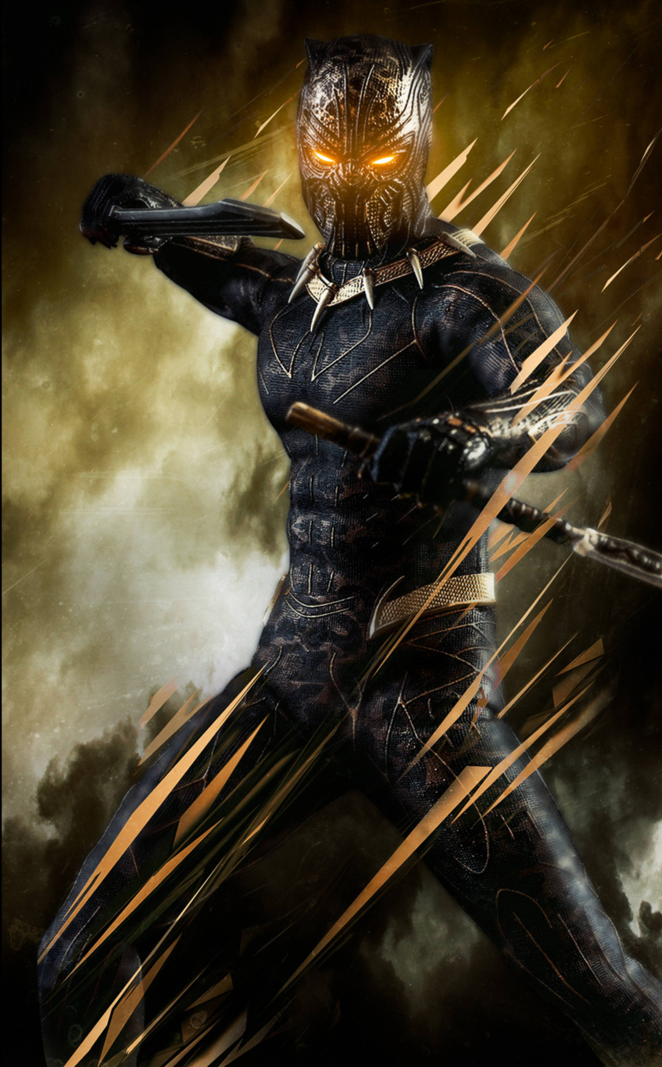 Maapoy na mga Mata ni Killmonger Wallpaper