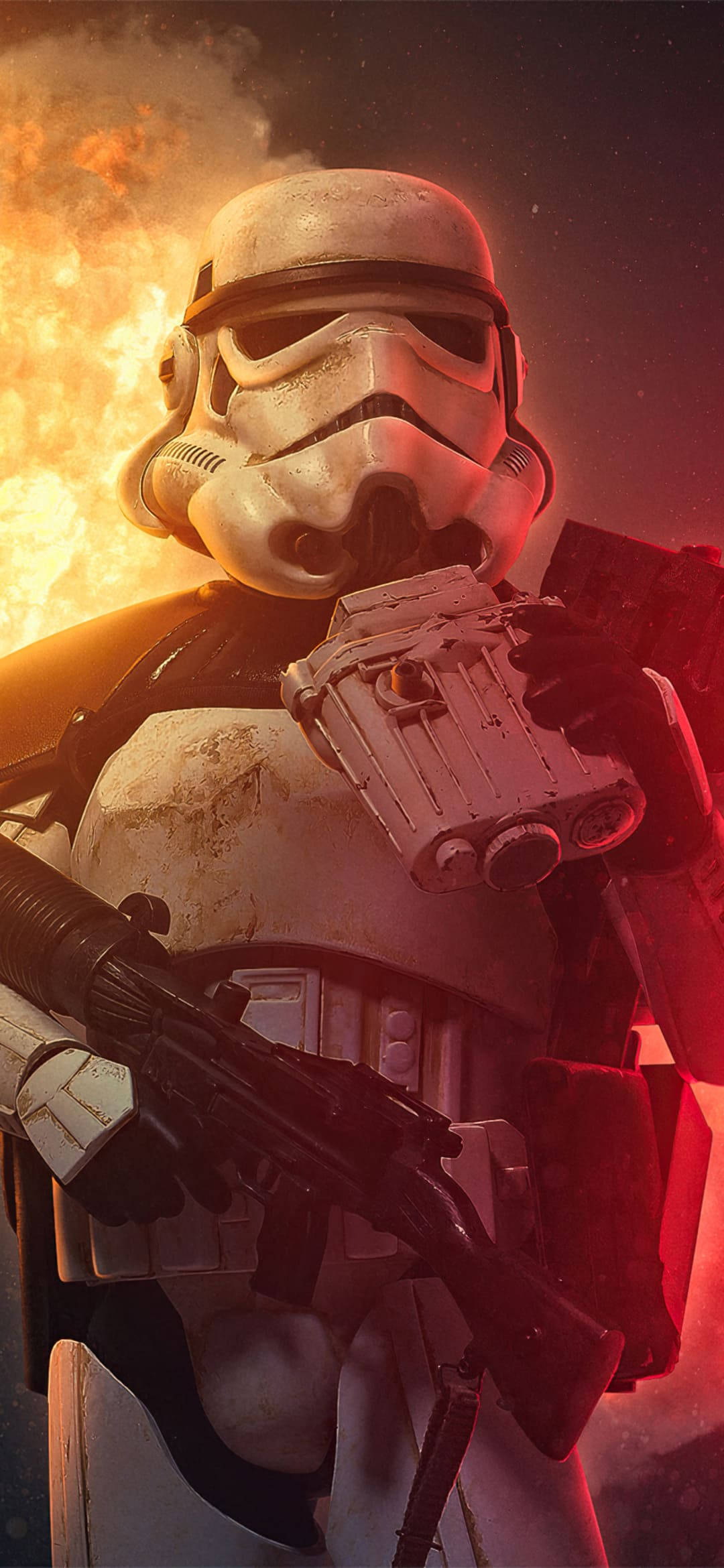 Fiery Star Wars iPhone 6 Plus Wallpaper