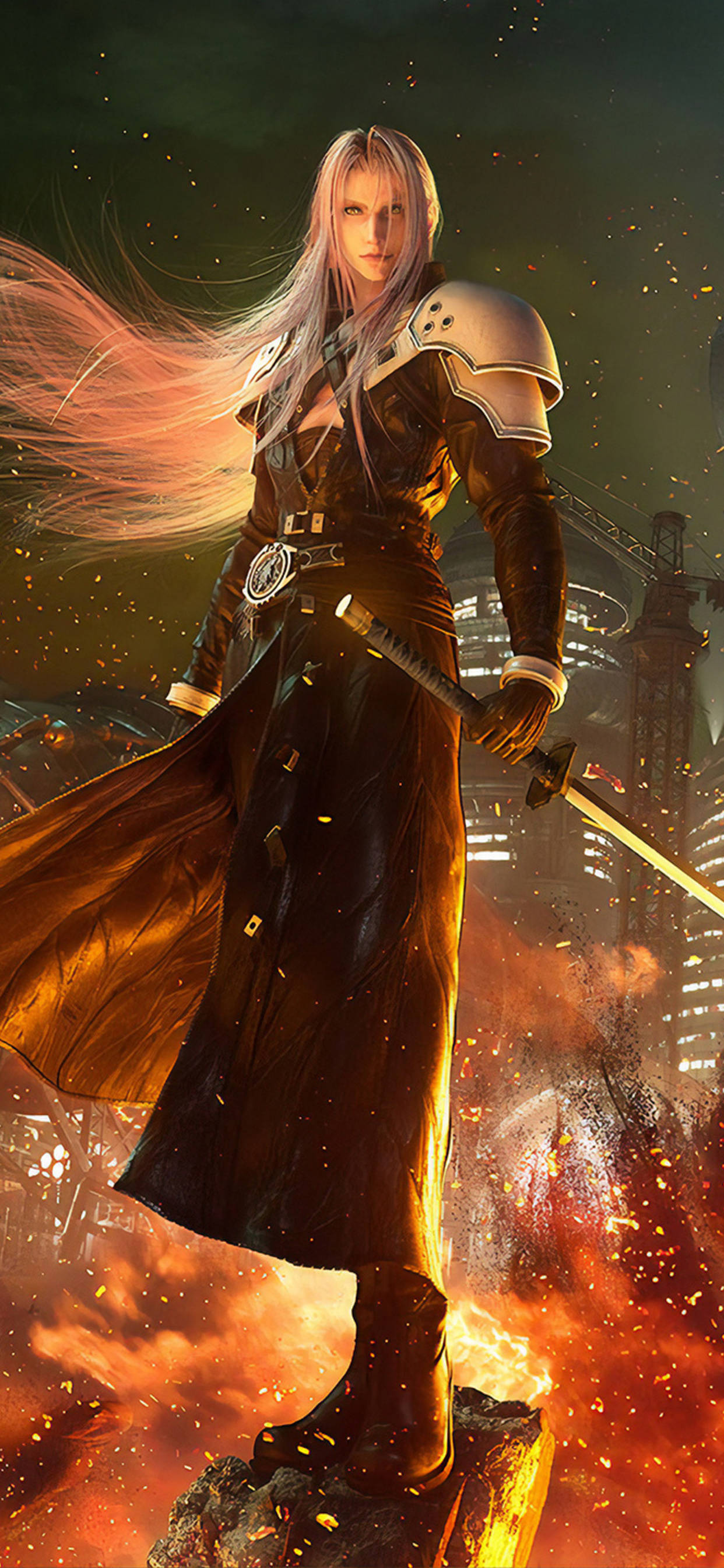 Final Fantasy iPhone Sephiroth Wallpaper