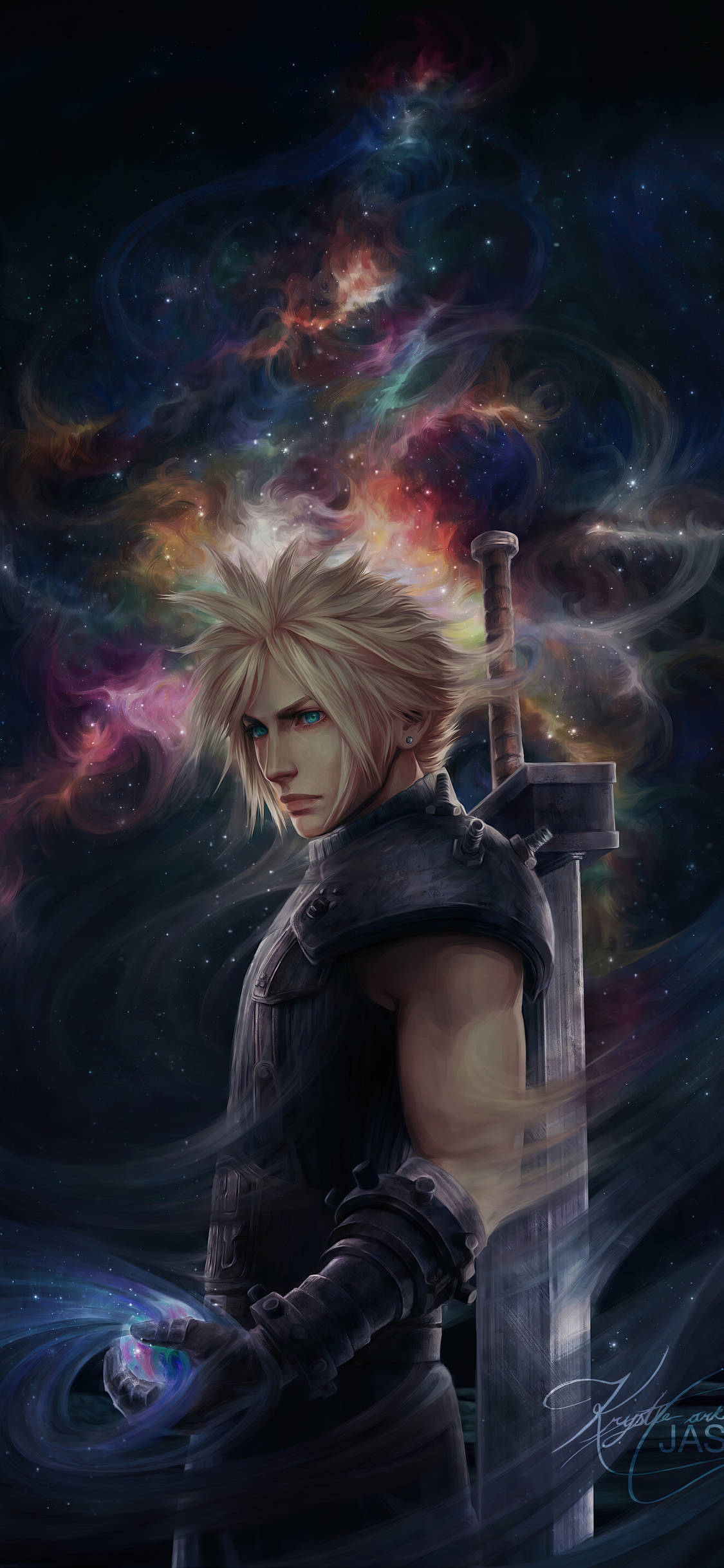 Final Fantasy iPhone Cloud Strife Wallpaper