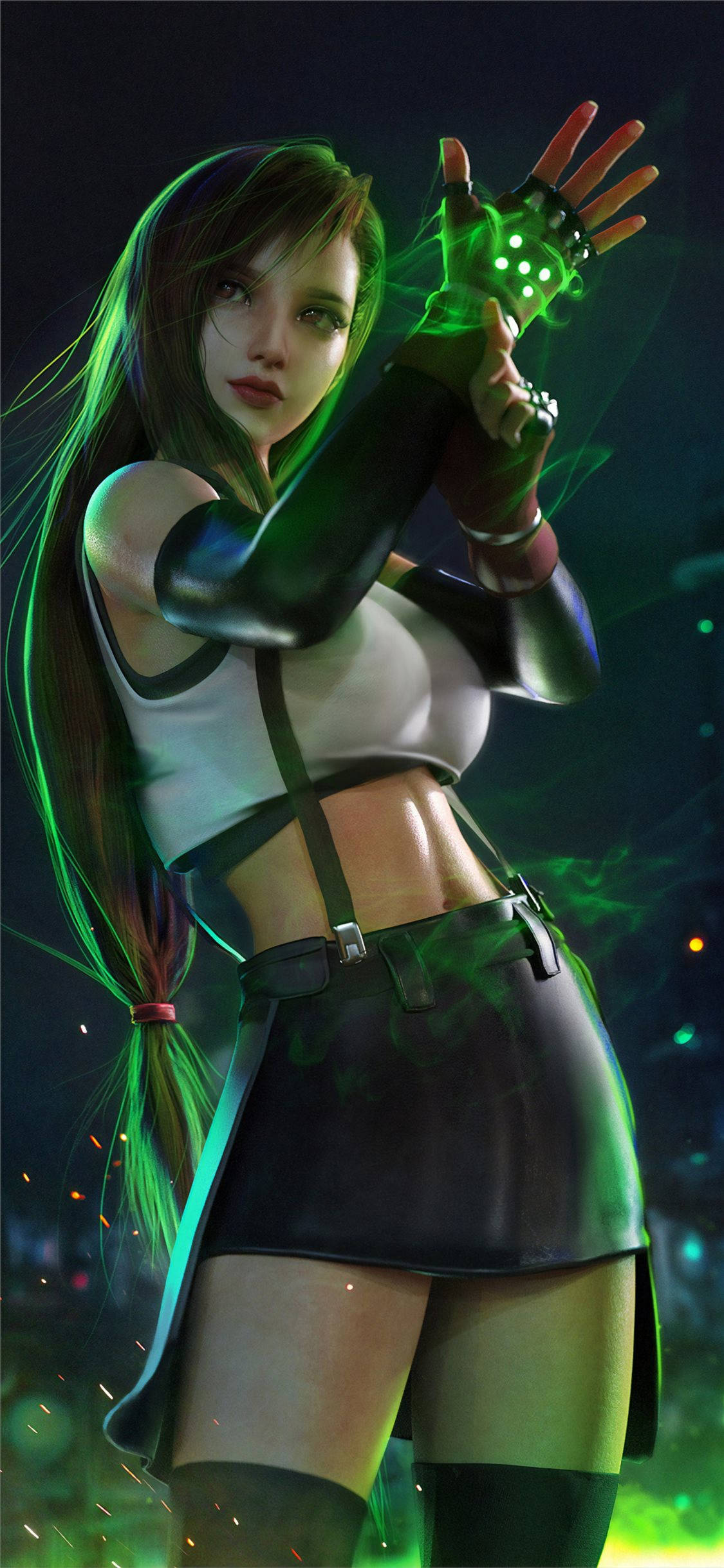Final Fantasy iPhone Tifa Lockhart Wallpaper
