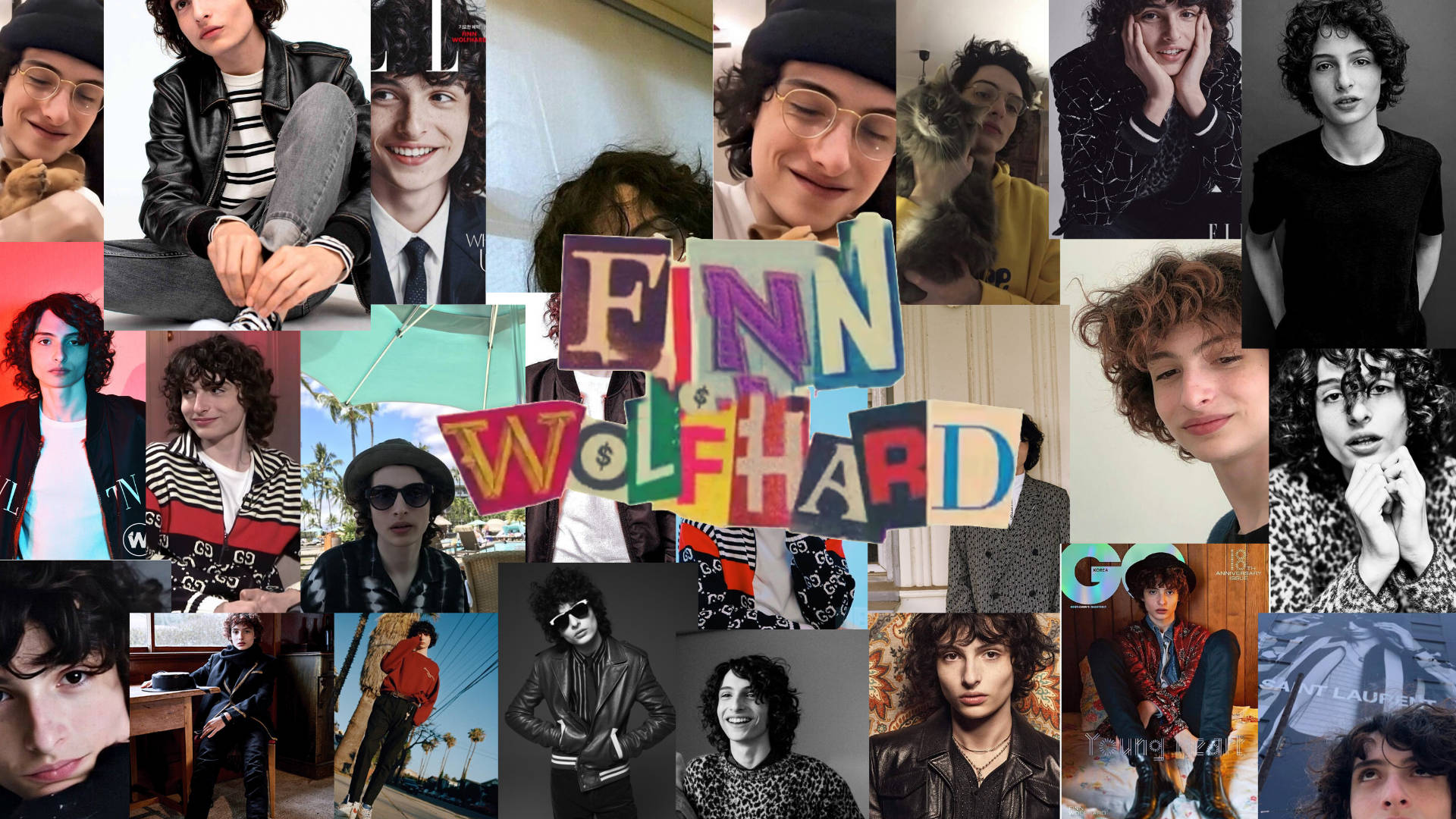Finn Wolfhard na Estetikong Binatilyo Wallpaper