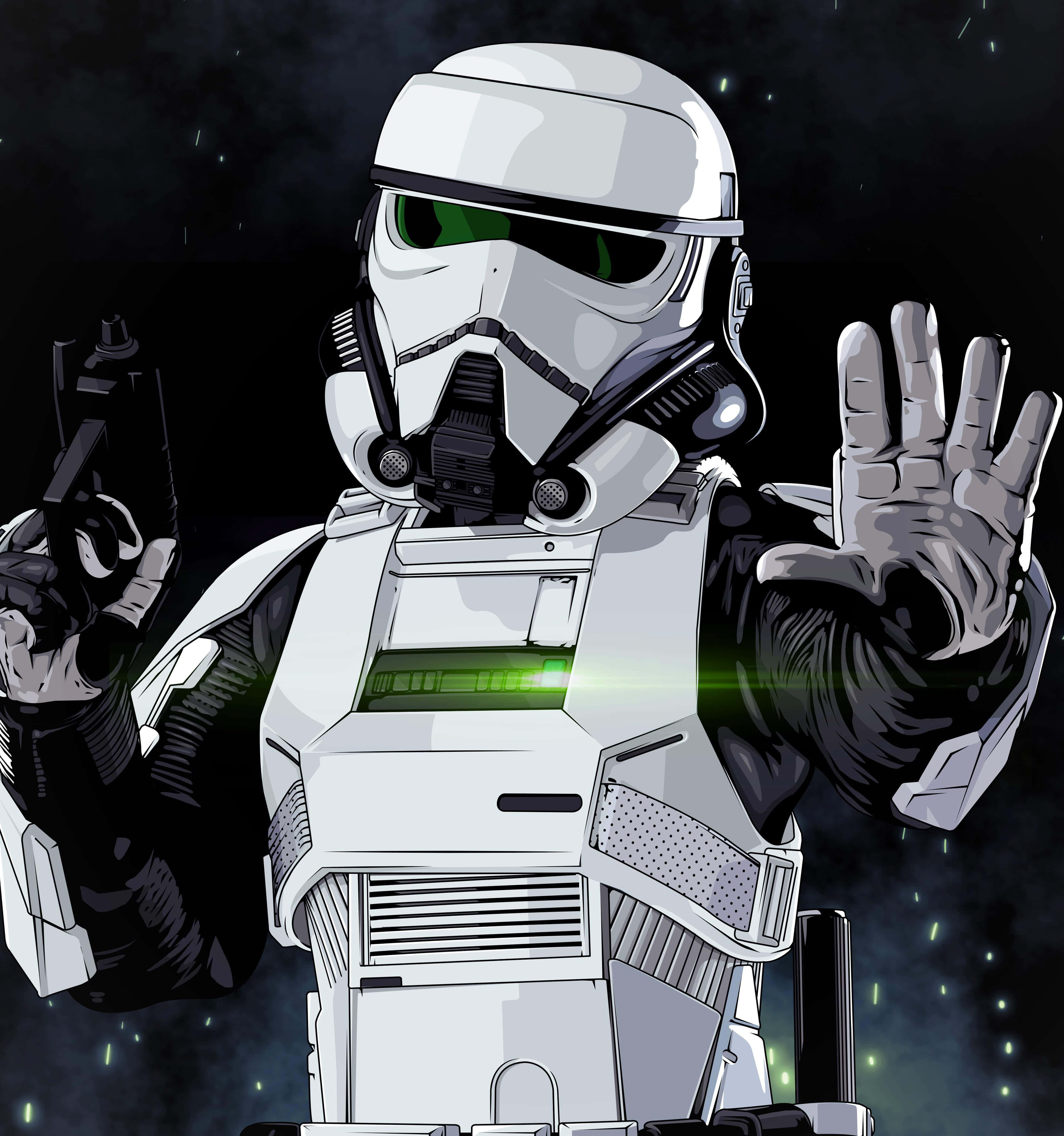 First Order Army na Nakatayog na Matatag Wallpaper