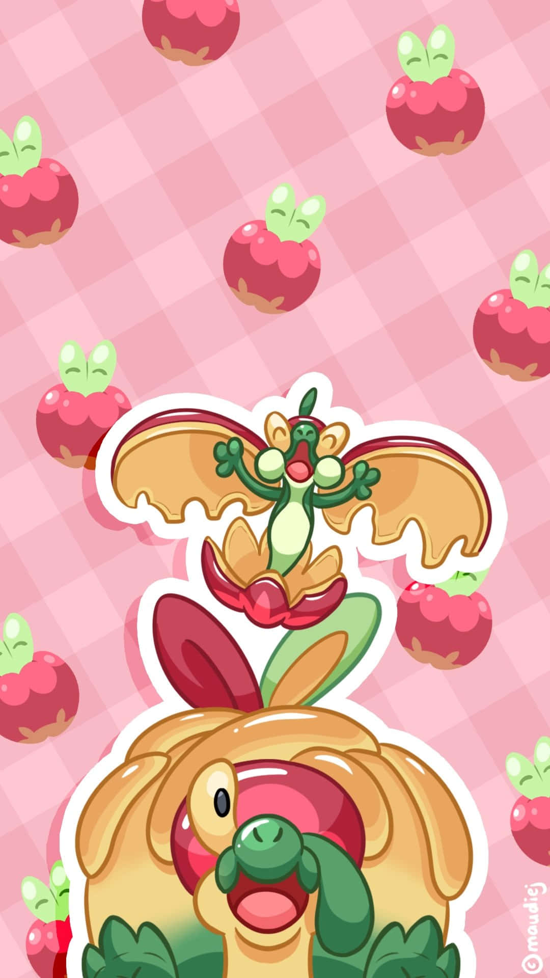 Flapple sa Itaas ni Appletun Wallpaper