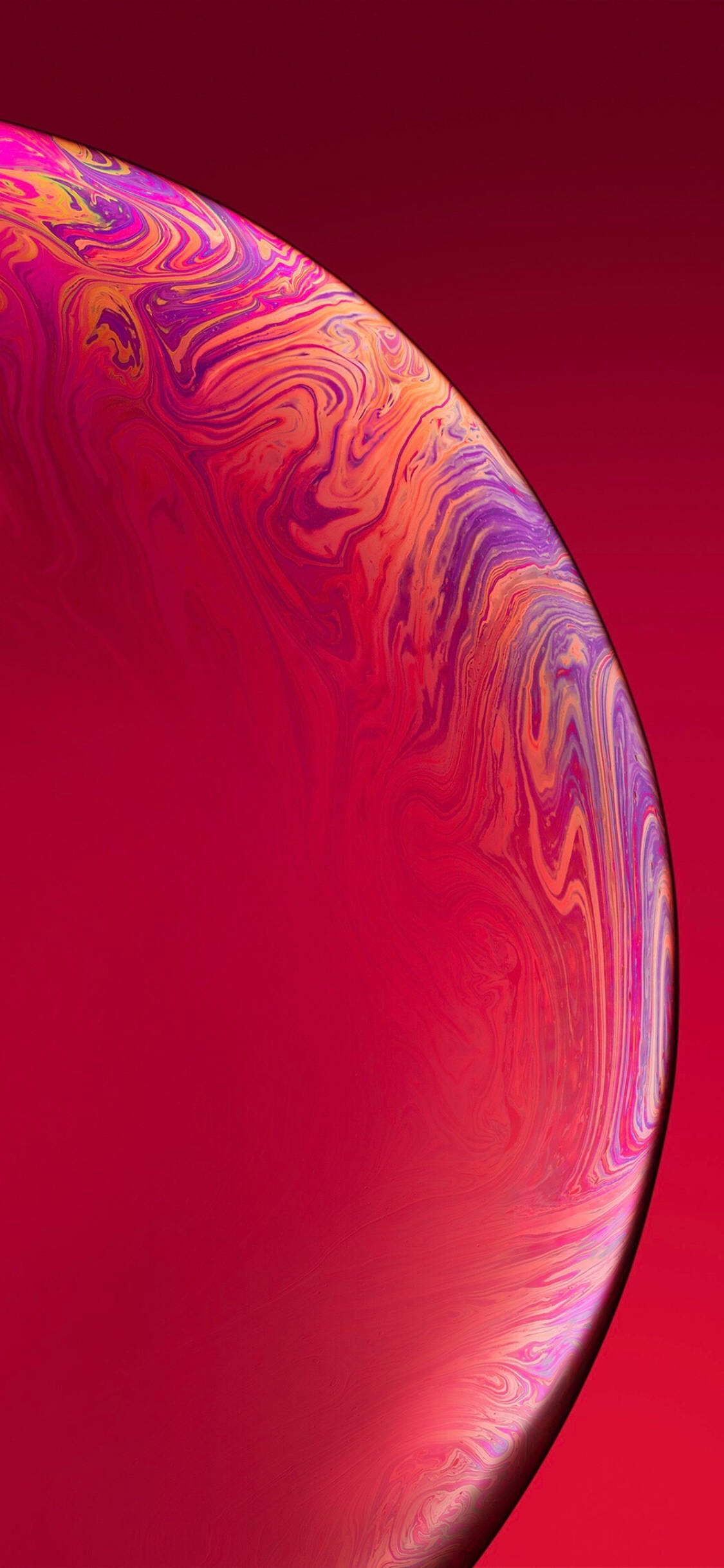 Flashy Red iPhone Xs Wallpaper