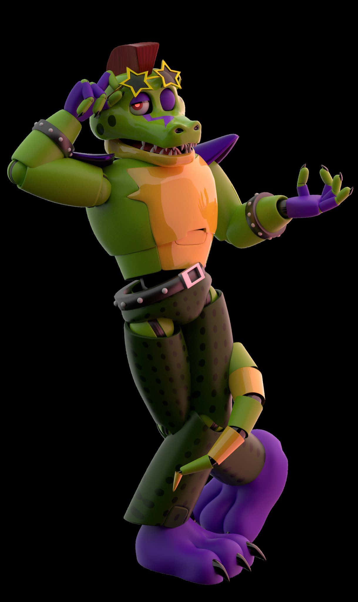 Fnaf Security Breach Background Montgomery Gator Wallpaper