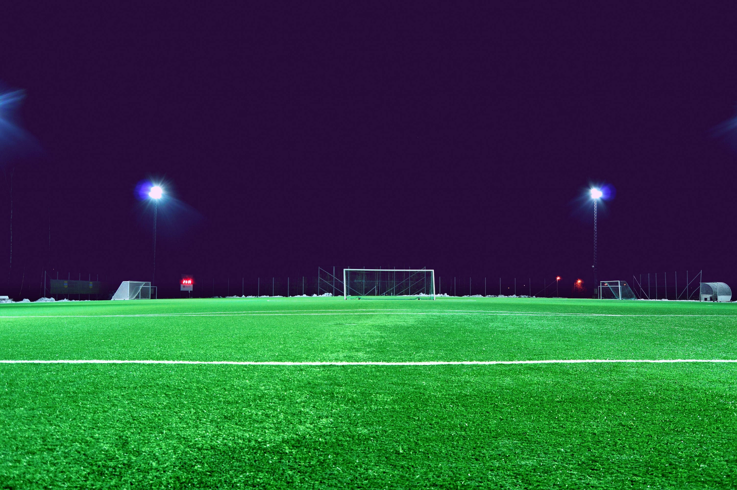 Football Stadium sa Gabi Wallpaper