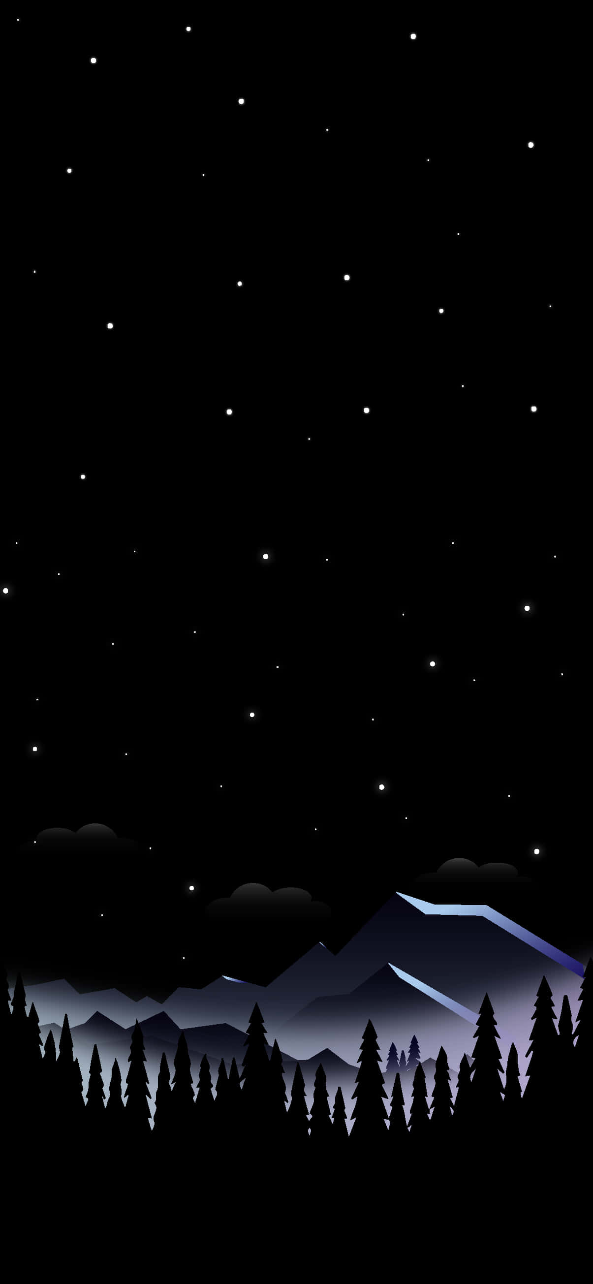 Forest Pixel 3XL AMOLED Background Wallpaper