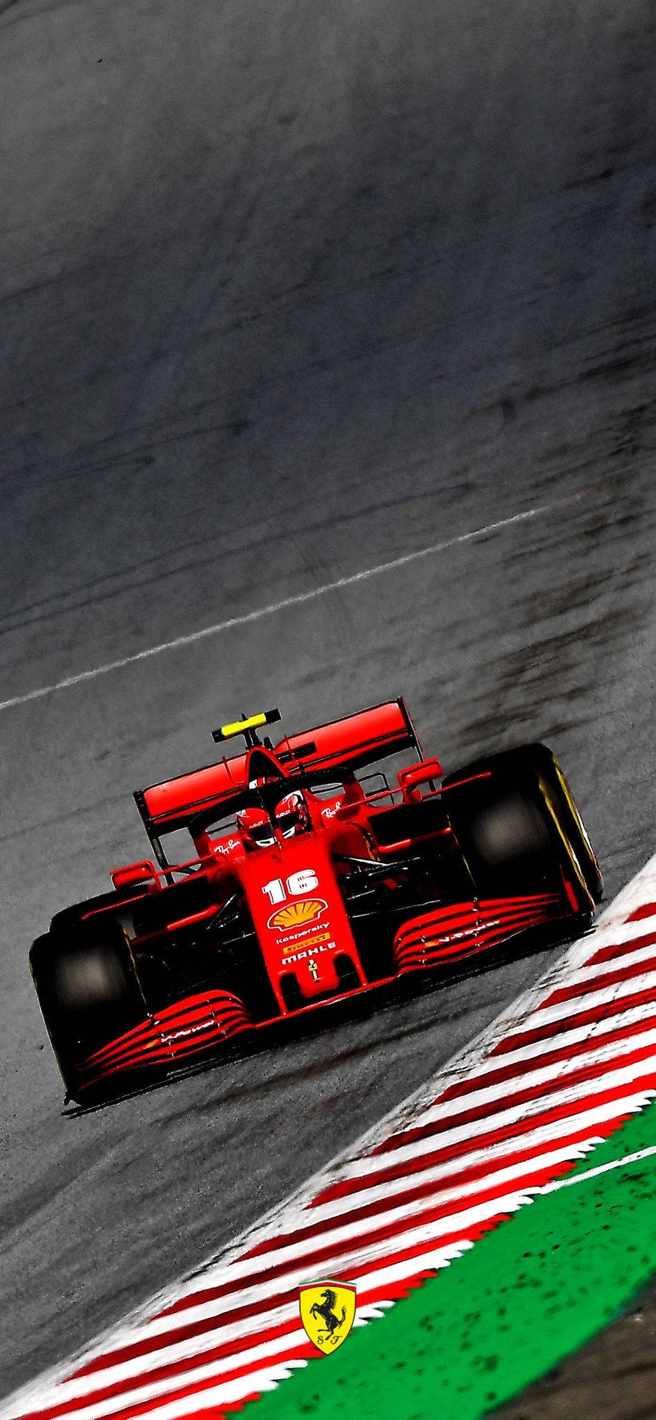 Formula 1 Pulang Scuderia Ferrari Telepono Wallpaper