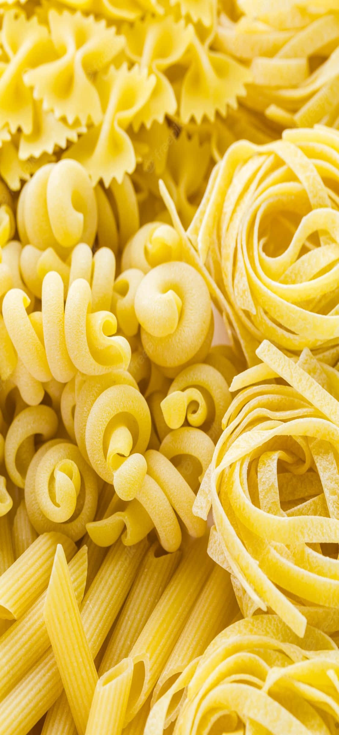 Four Kinds Of Pasta iPhone X Pasta Background Wallpaper