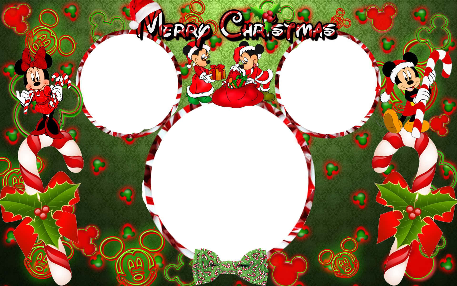 frame ng mickey mouse pasko Wallpaper