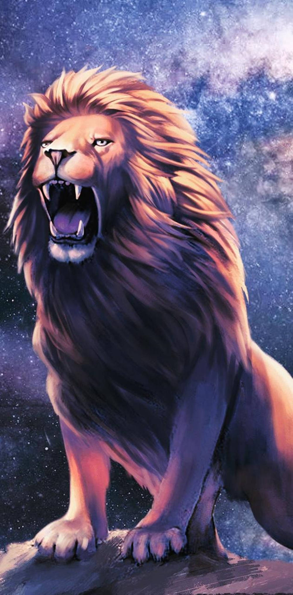 Galaksi ng Galit na Umaangal na Leon Wallpaper