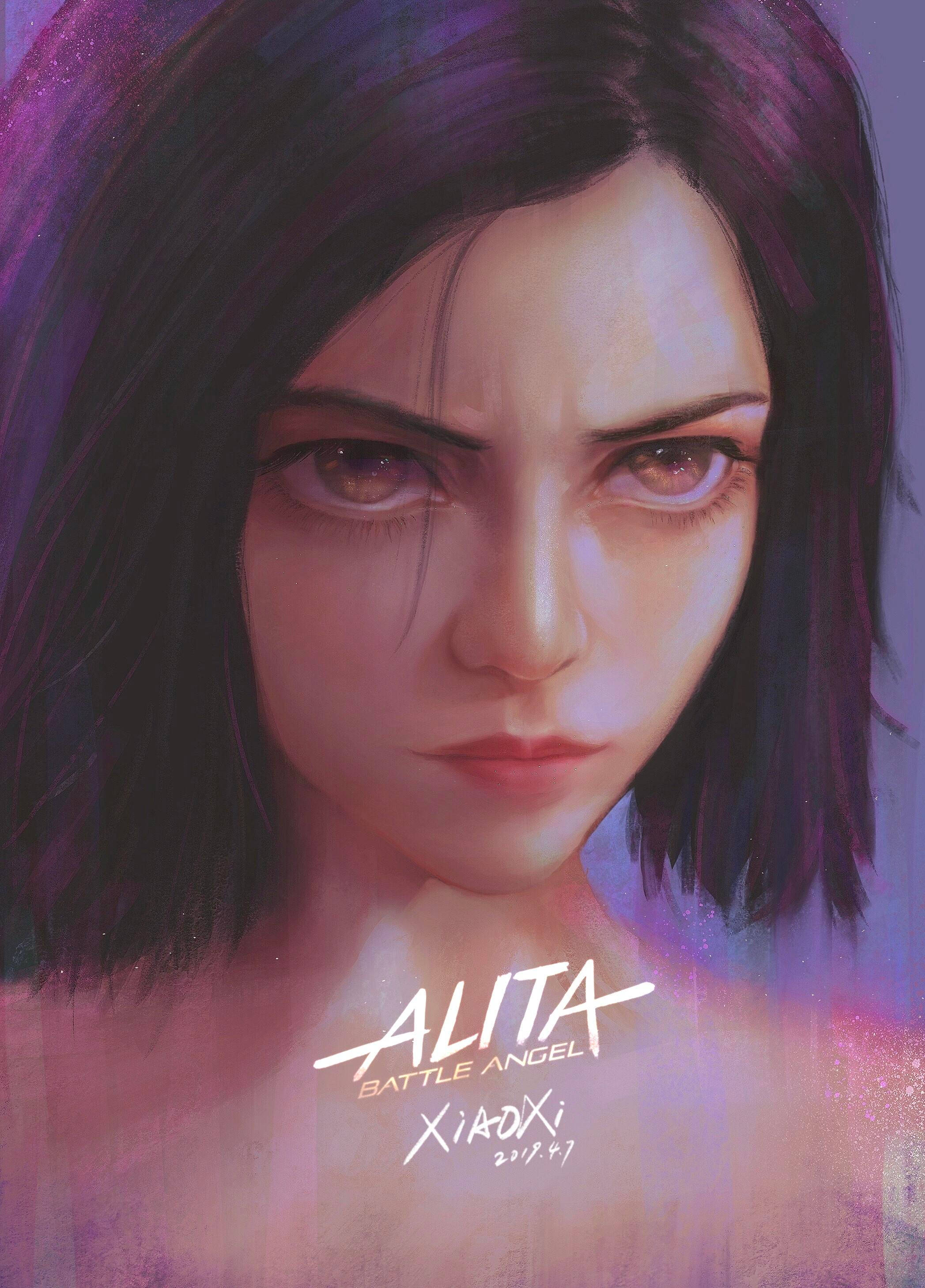Galit na Alita: Battle Angel Wallpaper