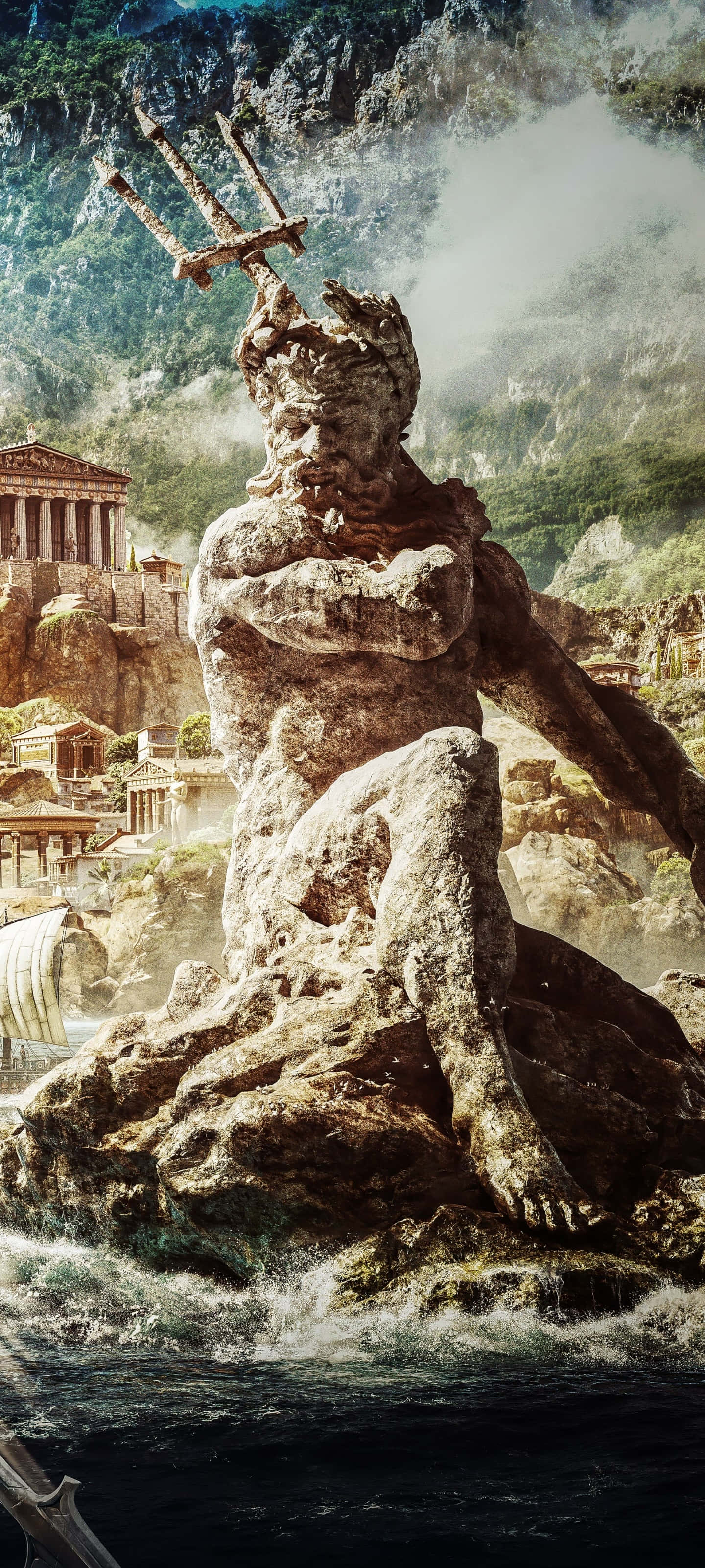 Galugarin ang sinaunang Gresya at maging bayani sa Android's Assassin’s Creed Odyssey. Wallpaper