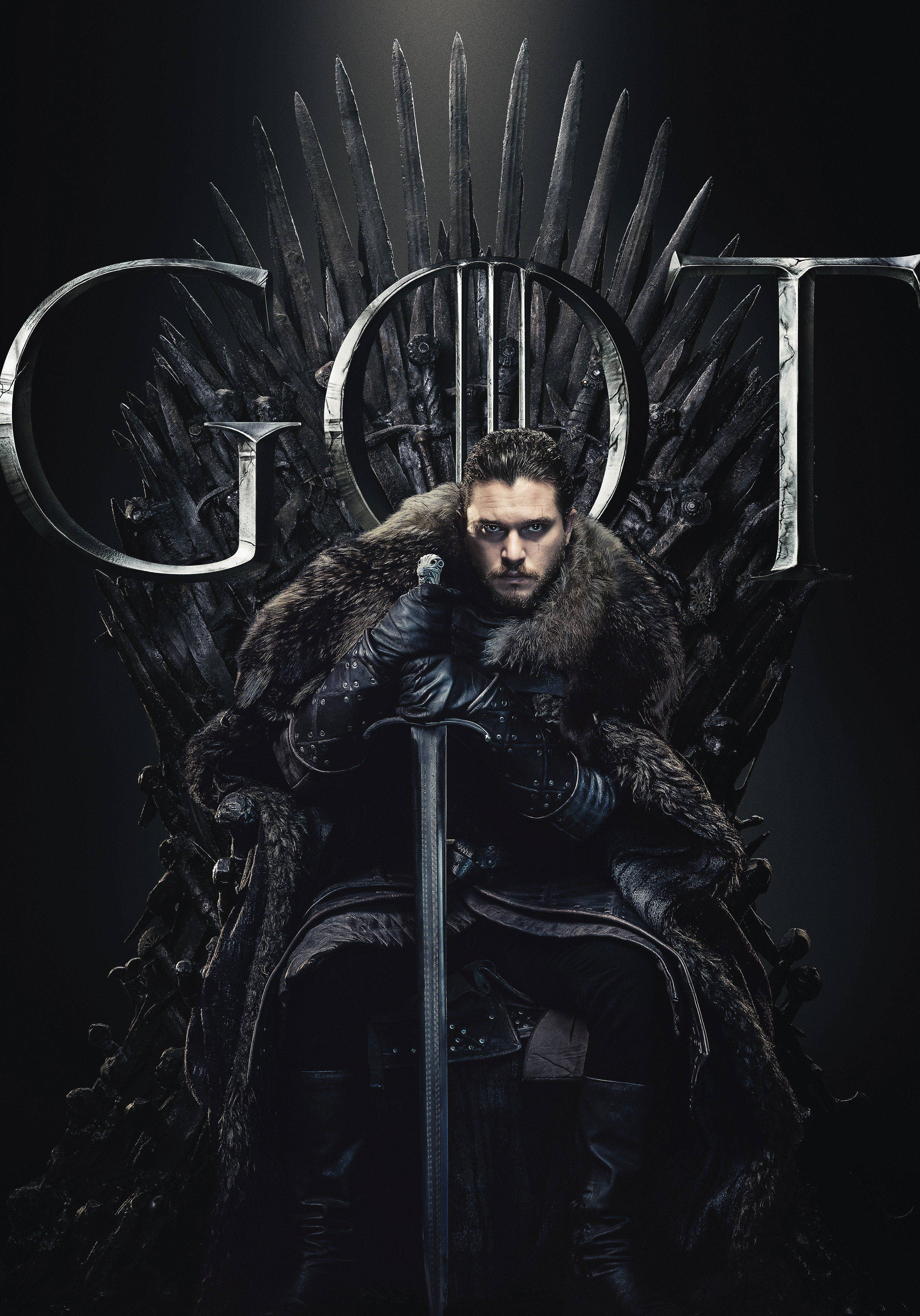 Game of Thrones Season 8 Snow Throne Wallpaper