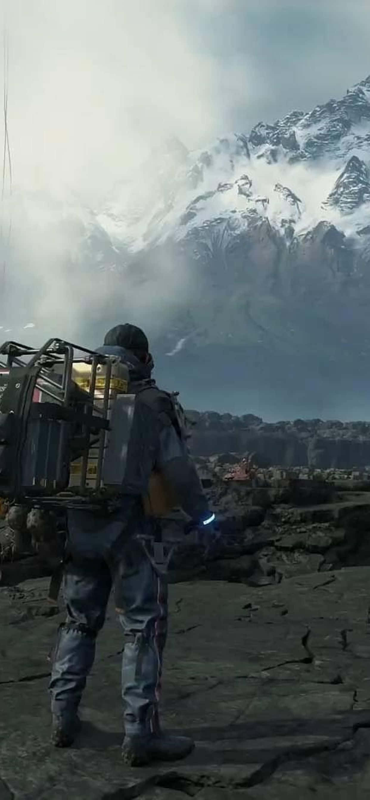 Gamitin ang Lakas ng iPhone Xs Max Para sa Isang Rebolusyonaryong Karanasan sa Death Stranding Wallpaper