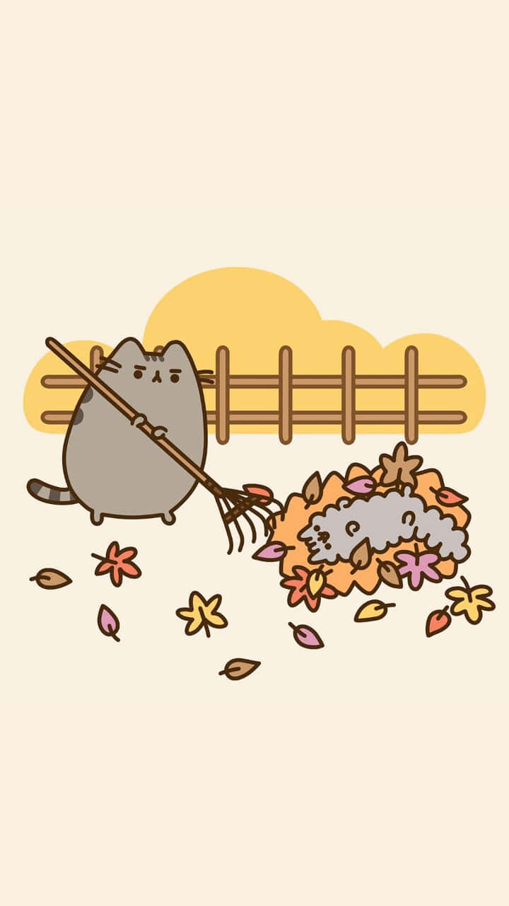 Gawing Masaya ang Taglagas gamit ang Larawang Ito ng Isang Kaibig-ibig na Squirrel Wallpaper