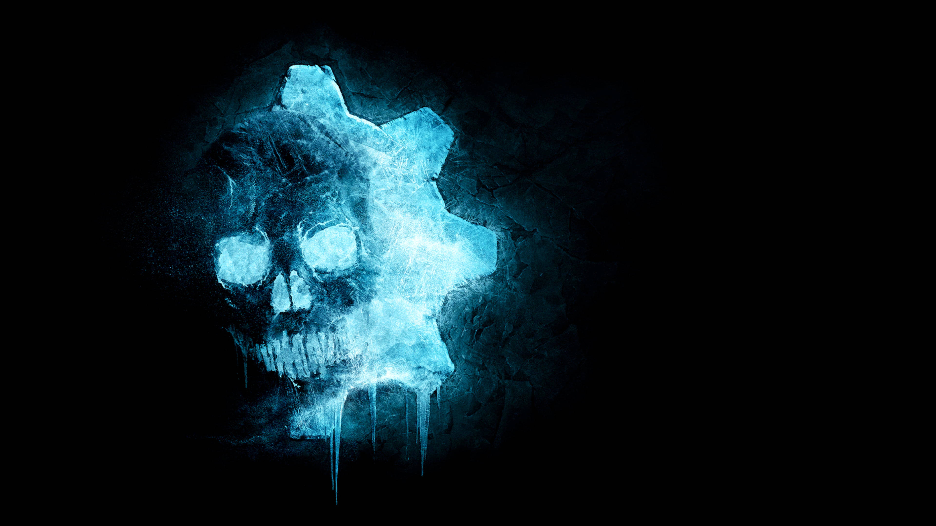 Gears 5 4K Asul na Bungo Wallpaper
