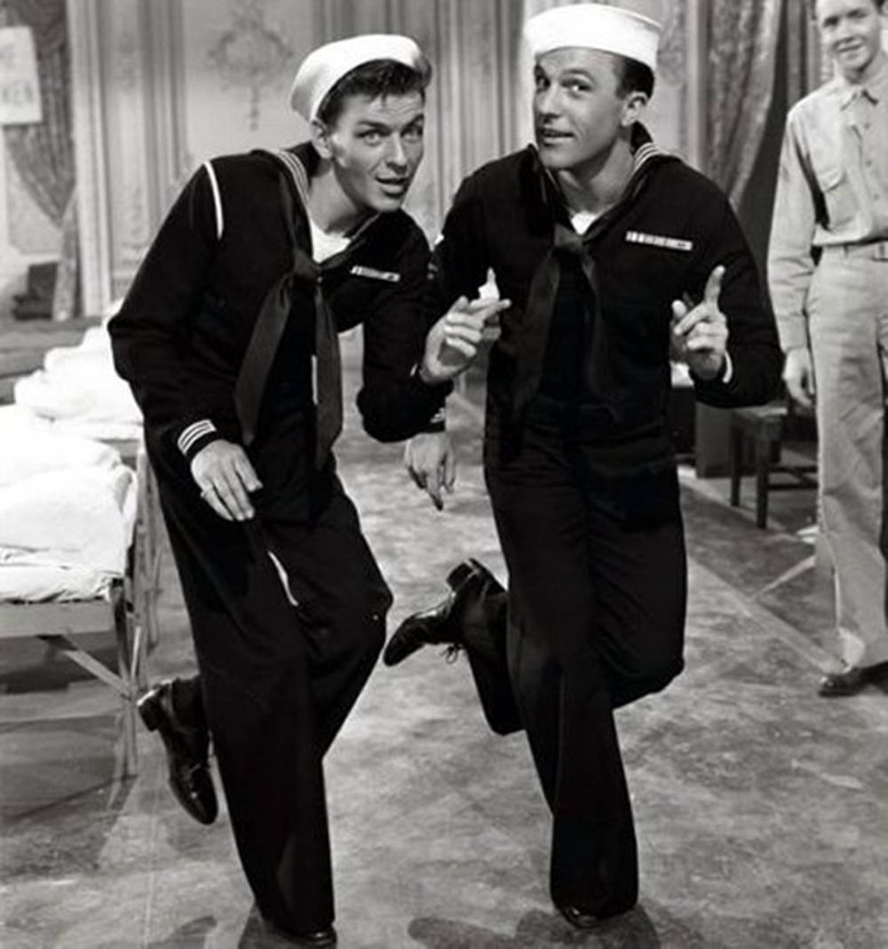 Gene Kelly Itim at Puti Wallpaper