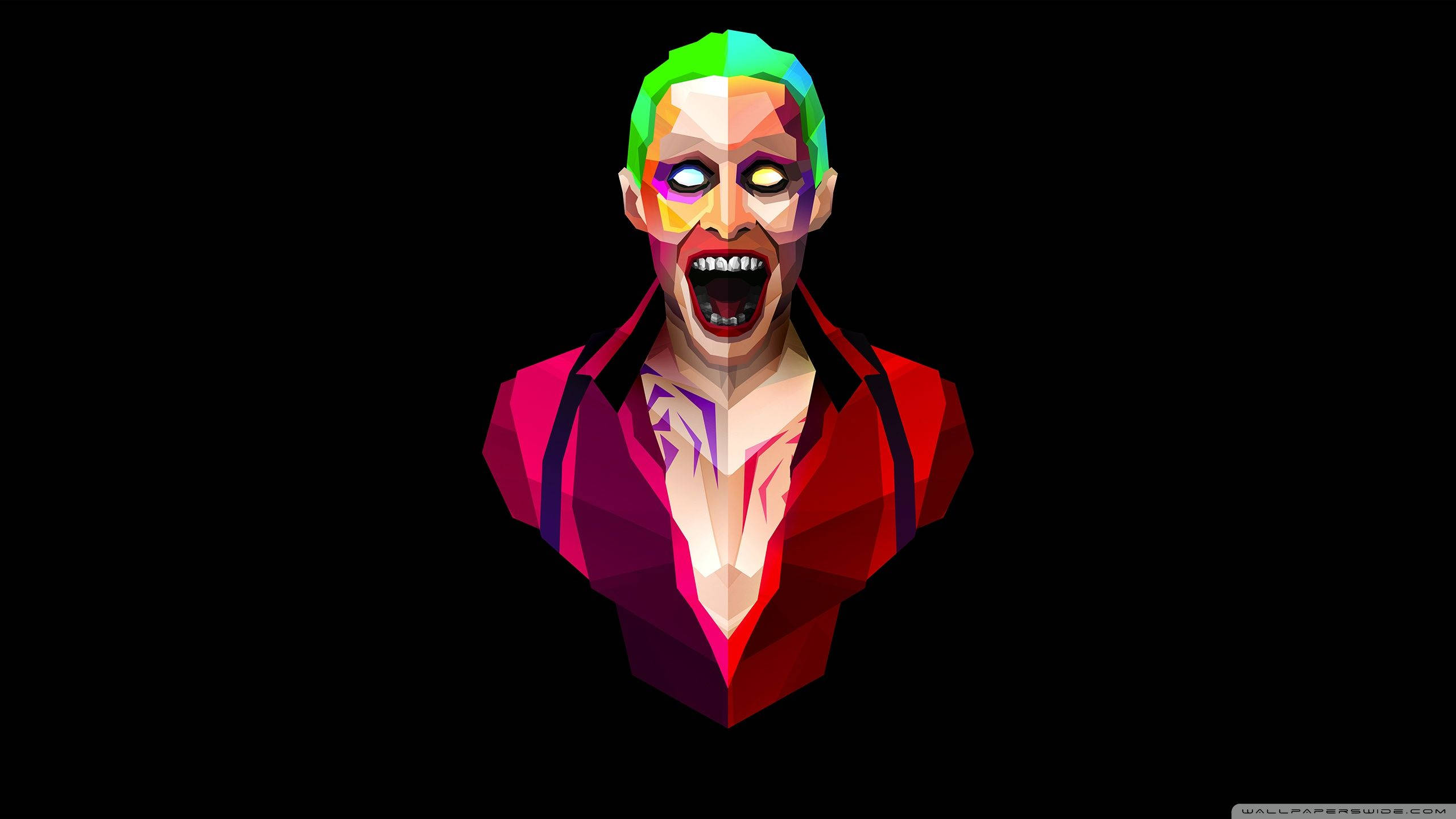 Geometric na Suicide Squad Joker Wallpaper