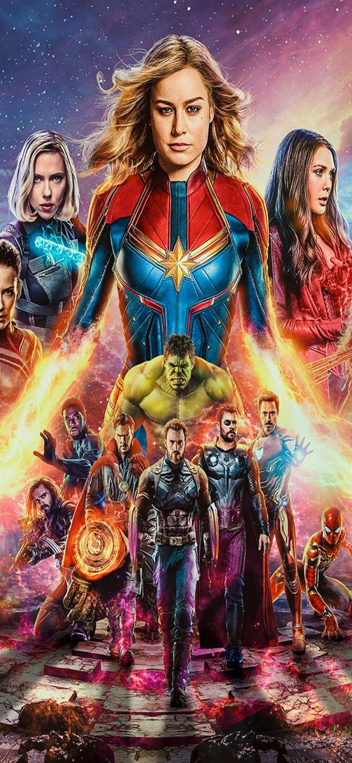Get Ready For Battle with the iPhone Xs and Marvel's Avengers! Wallpaper