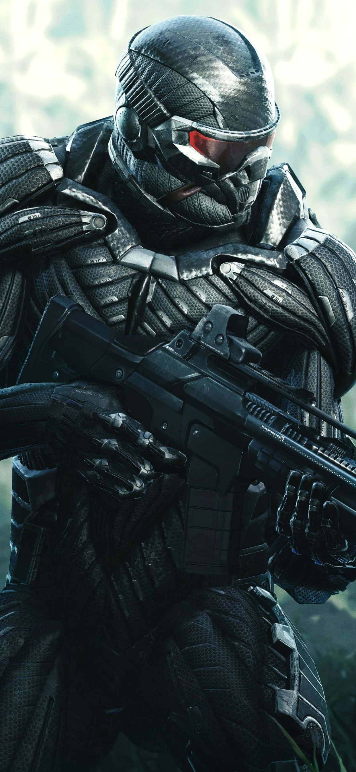 Maghanda para sa matinding aksyon sa bagong iPhone Xs Max Crysis Warhead Wallpaper
