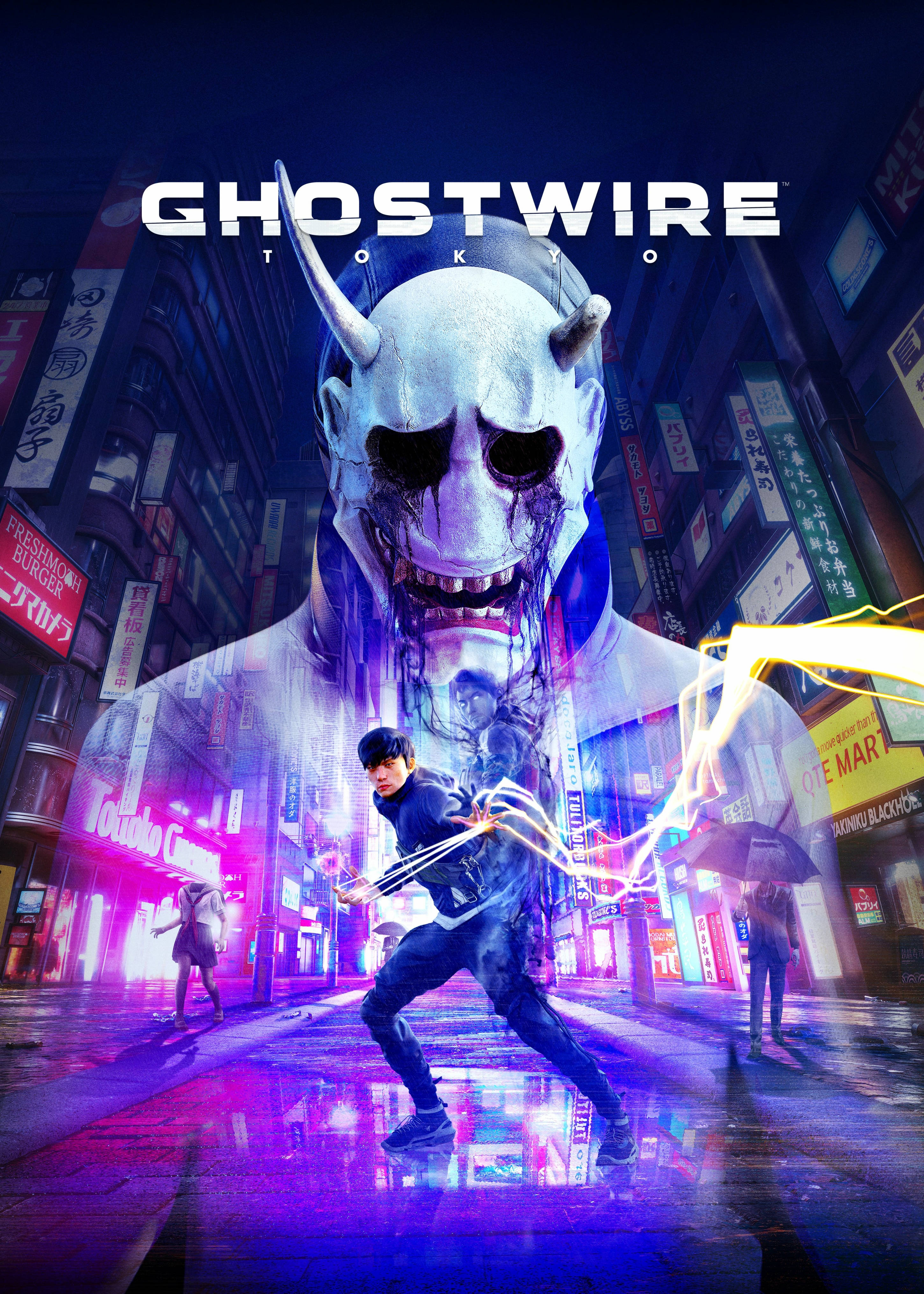 Ghostwire Tokyo Opisyal na Cover ng Laro Wallpaper