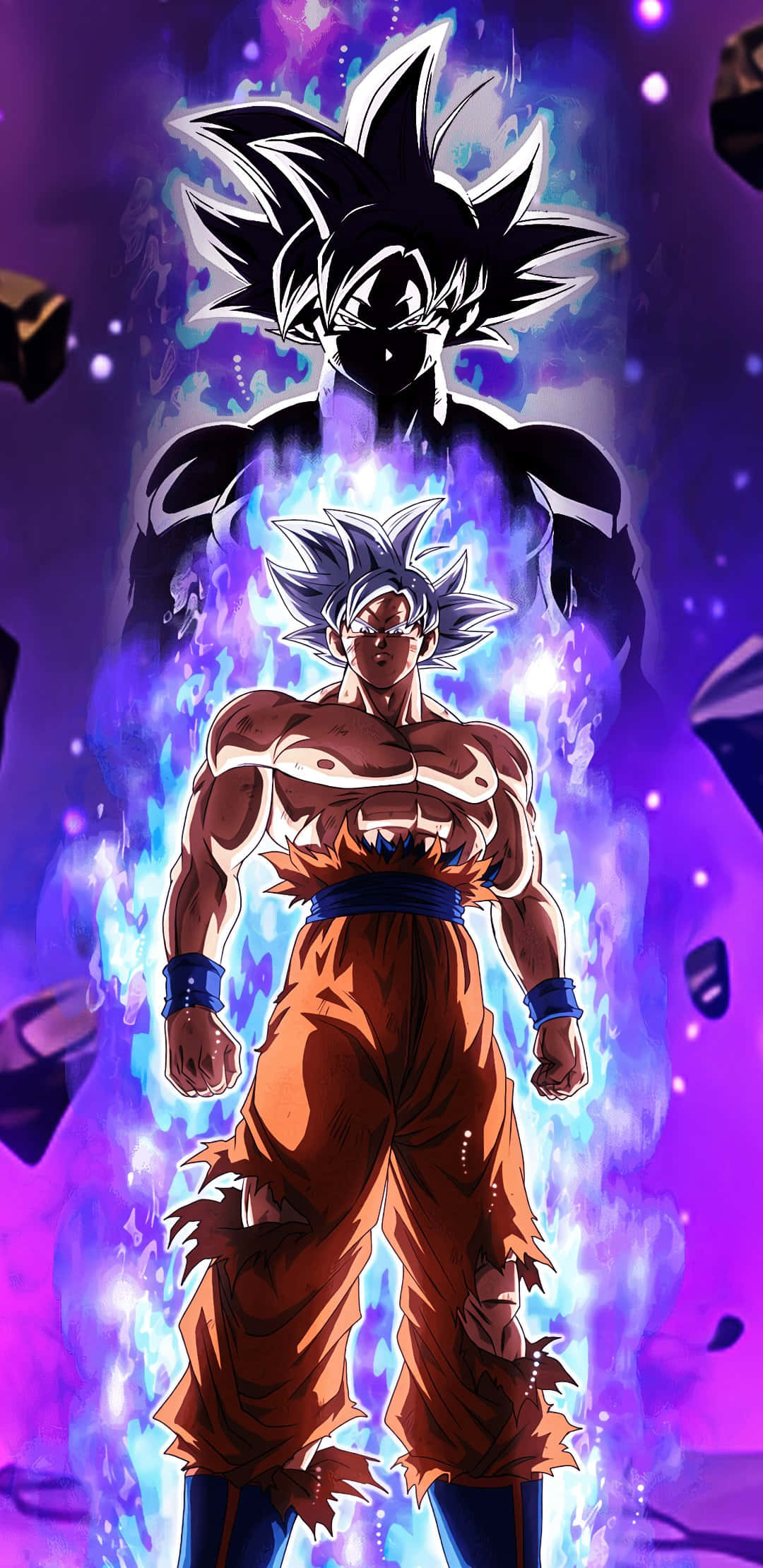 Ginagamit ni Goku ang kapangyarihan ng Ultra Instinct para sa isang kahanga-hangang pagbabago Wallpaper