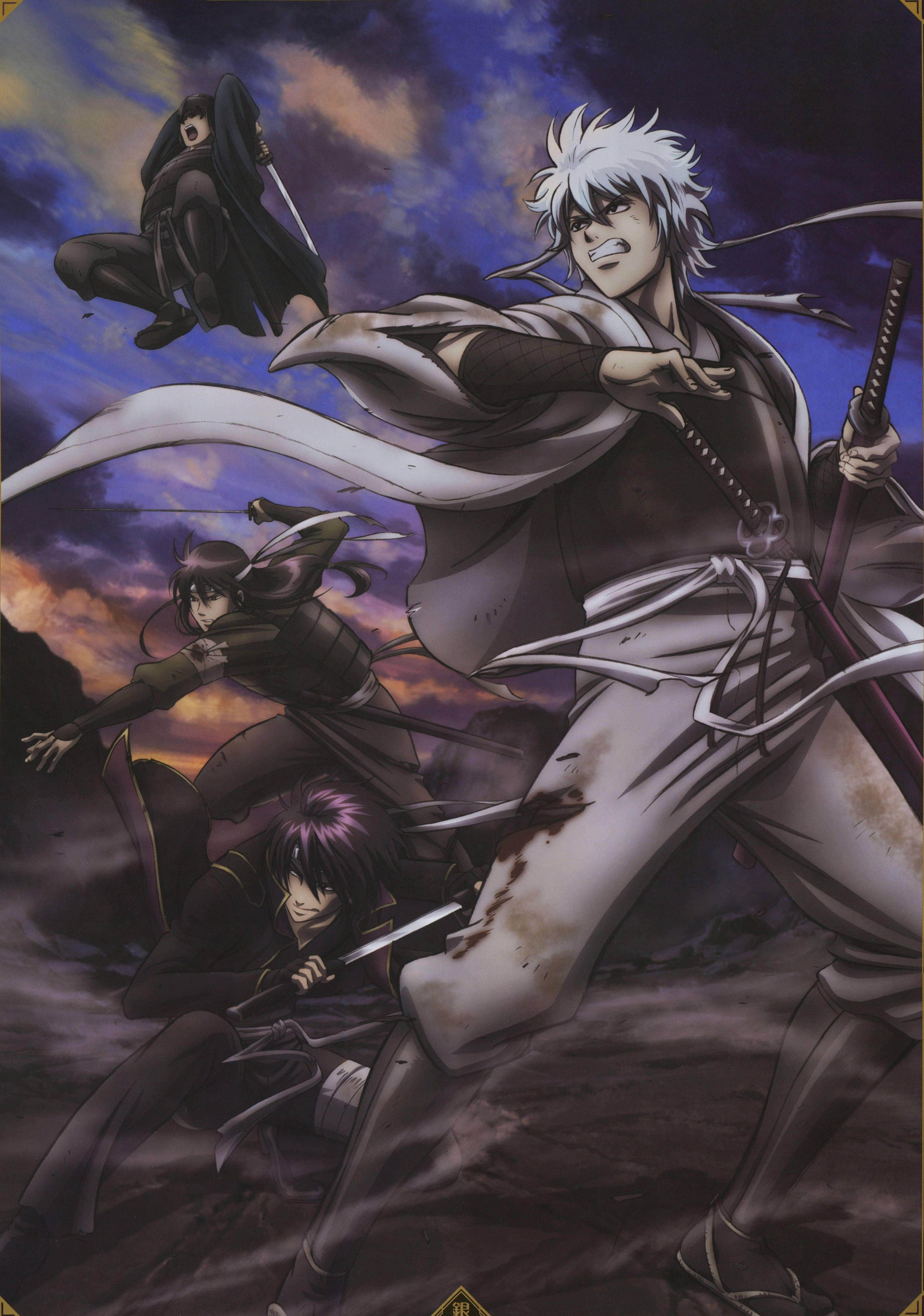 Gintama Characters Handa na Lumaban Wallpaper