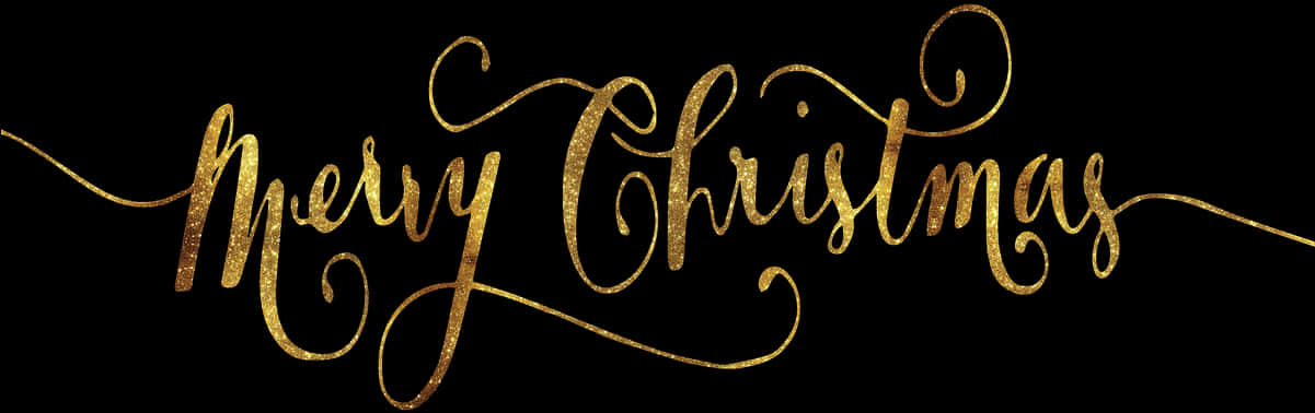 Gintong Maligayang Pasko na Kaligrapiya Wallpaper