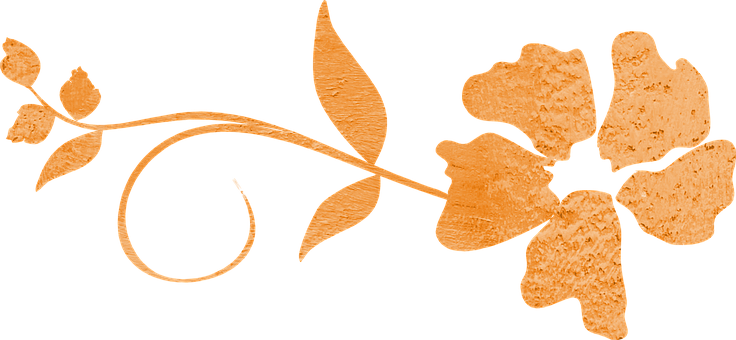 Gintong Silweta ng Bulaklak sa Itim Wallpaper