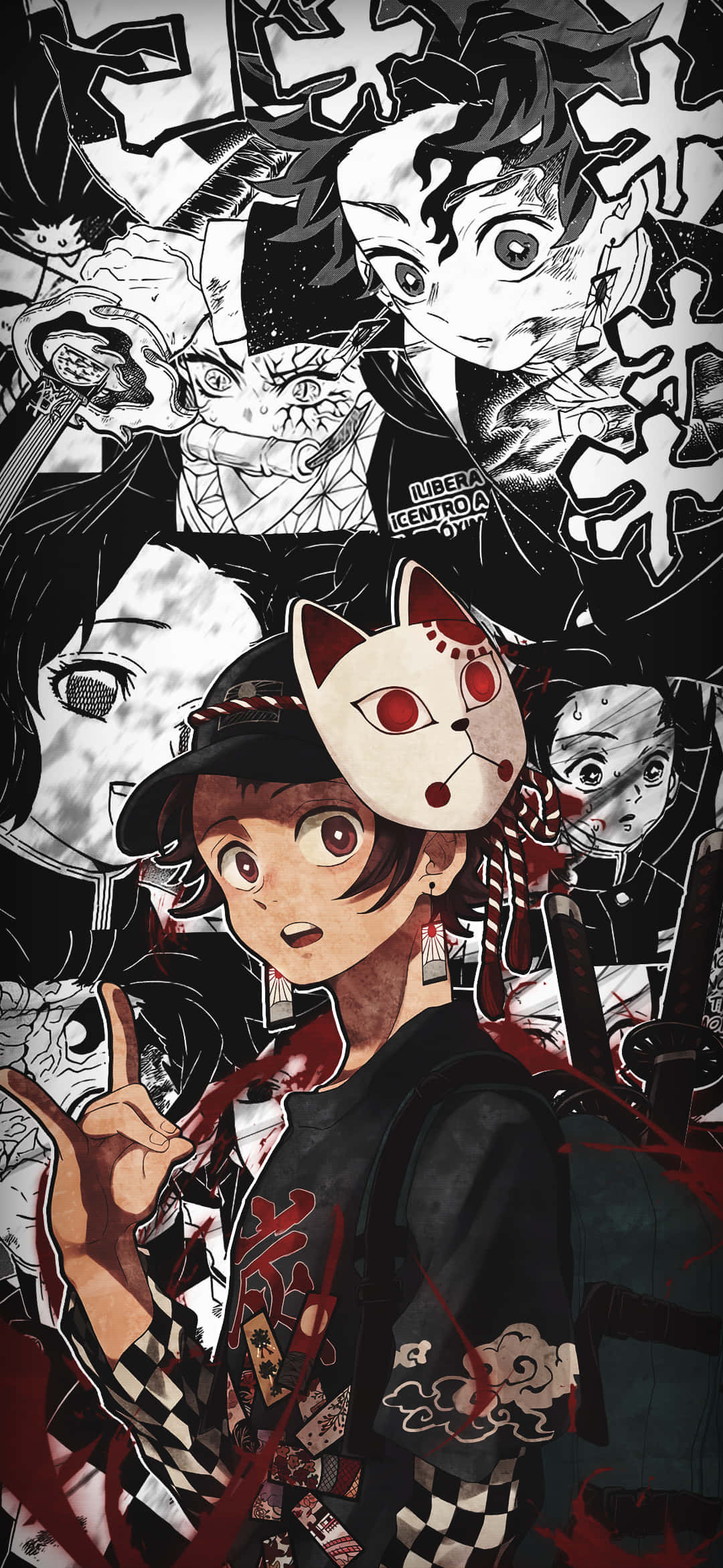 Girl in the rain reading manga Wallpaper