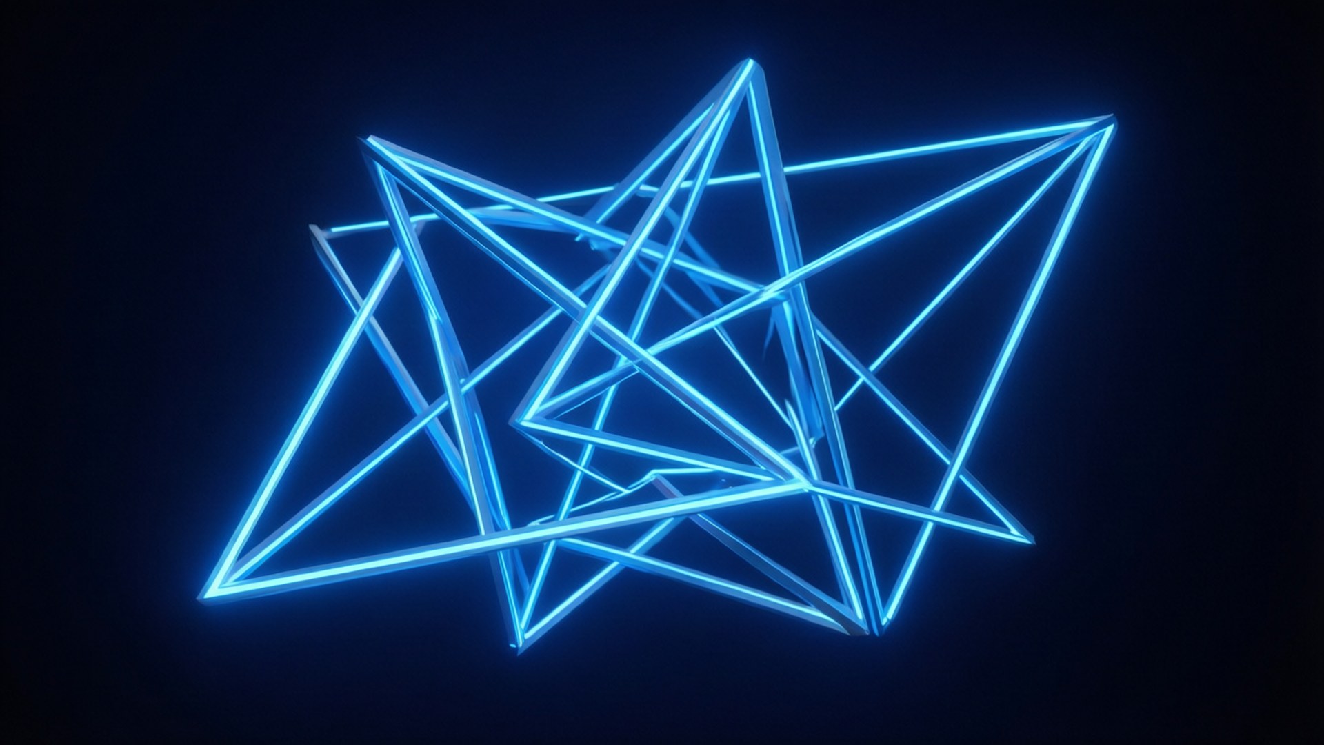 Glow na Geometric Wallpaper